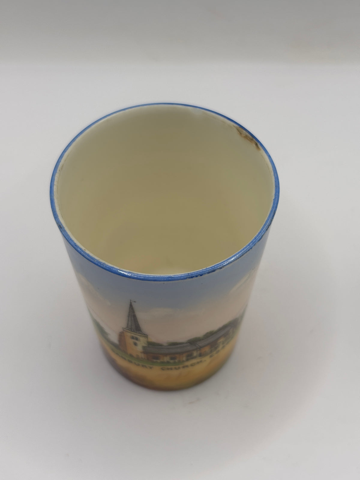 Vintage mini beaker, Danbury church