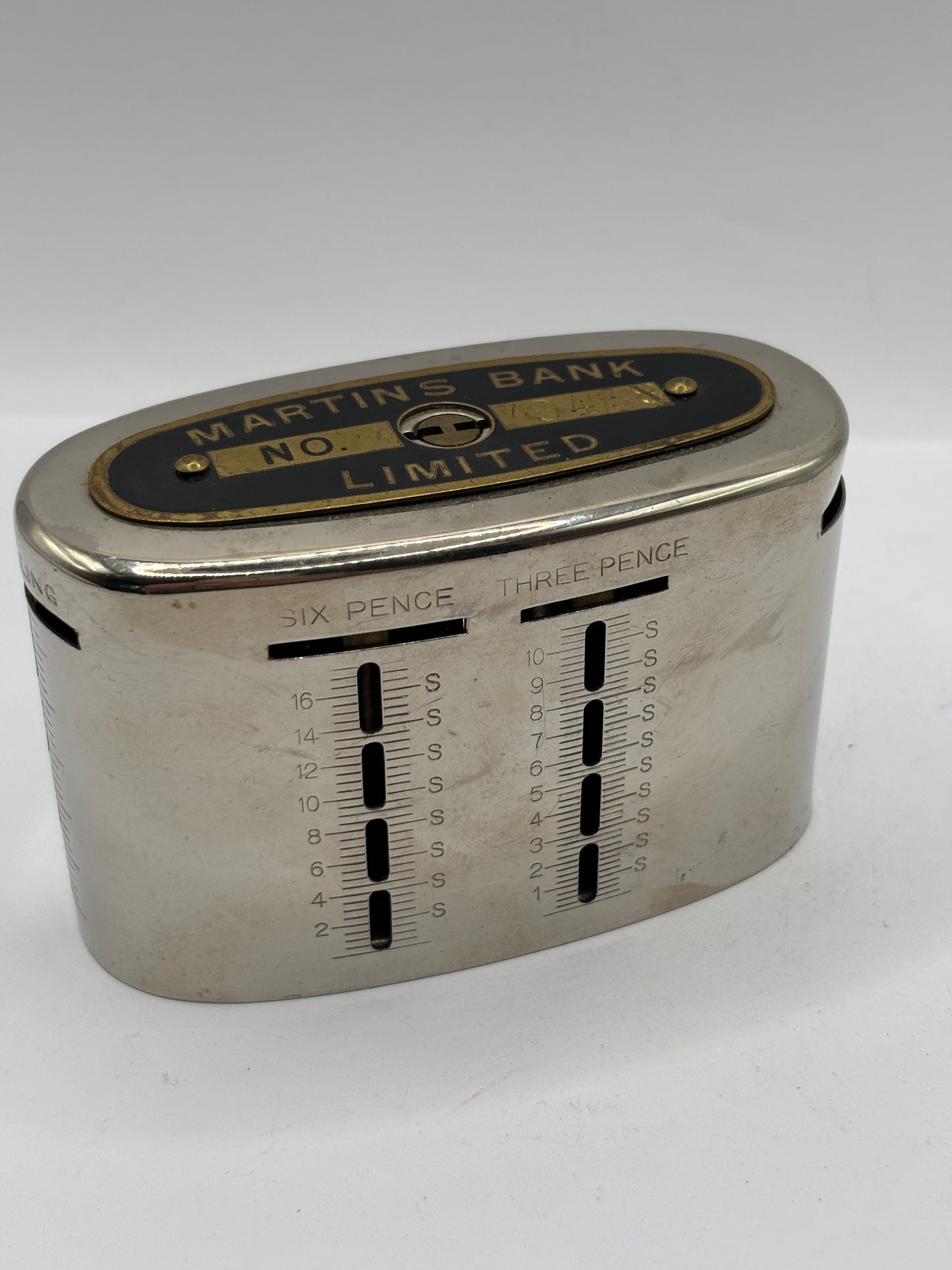 Old advertising money bank, Martins Bank
