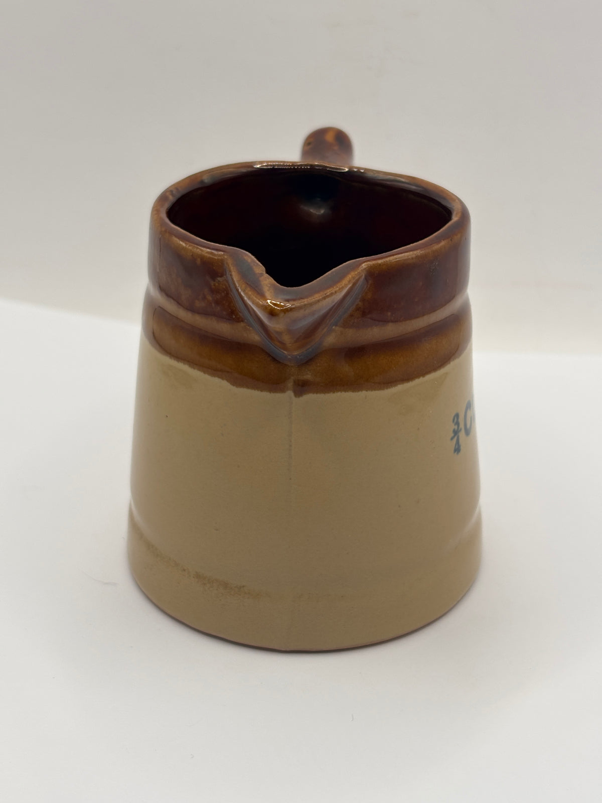 Old stoneware handled jug