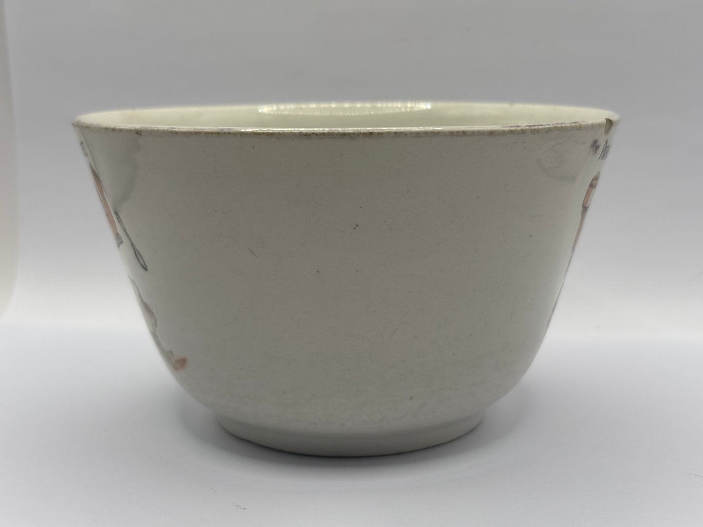 Old 1920s nursery rhyme pudding bowl