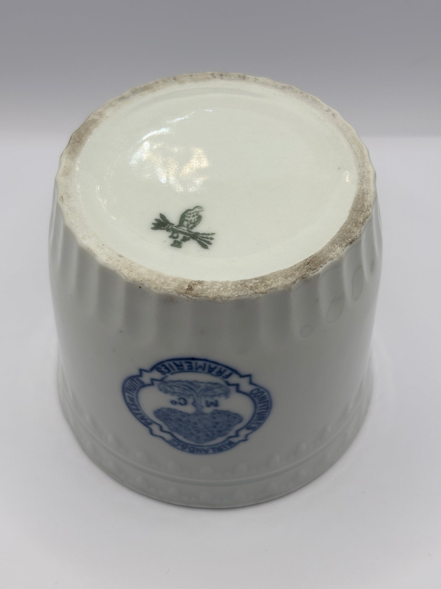 Old belgian jam pot, preserve jar