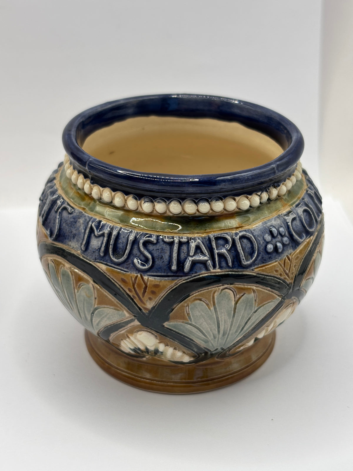 Vintage colmans mustard advertising jar