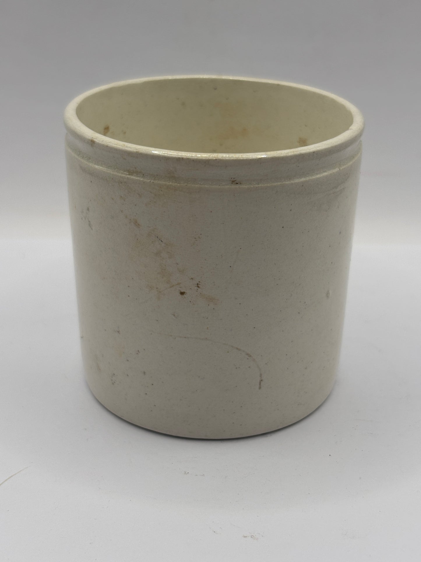 Old ironstone jar/pot