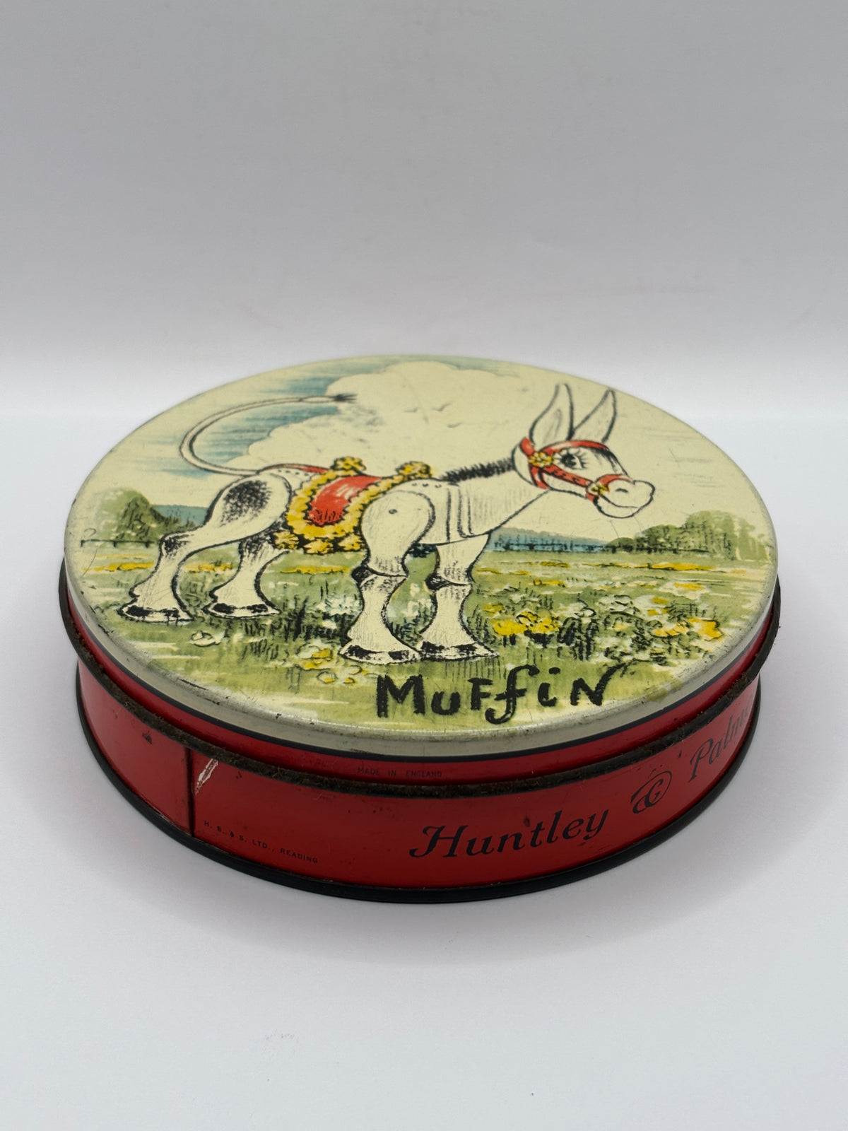 Old advertising tin, Palmers biscuits