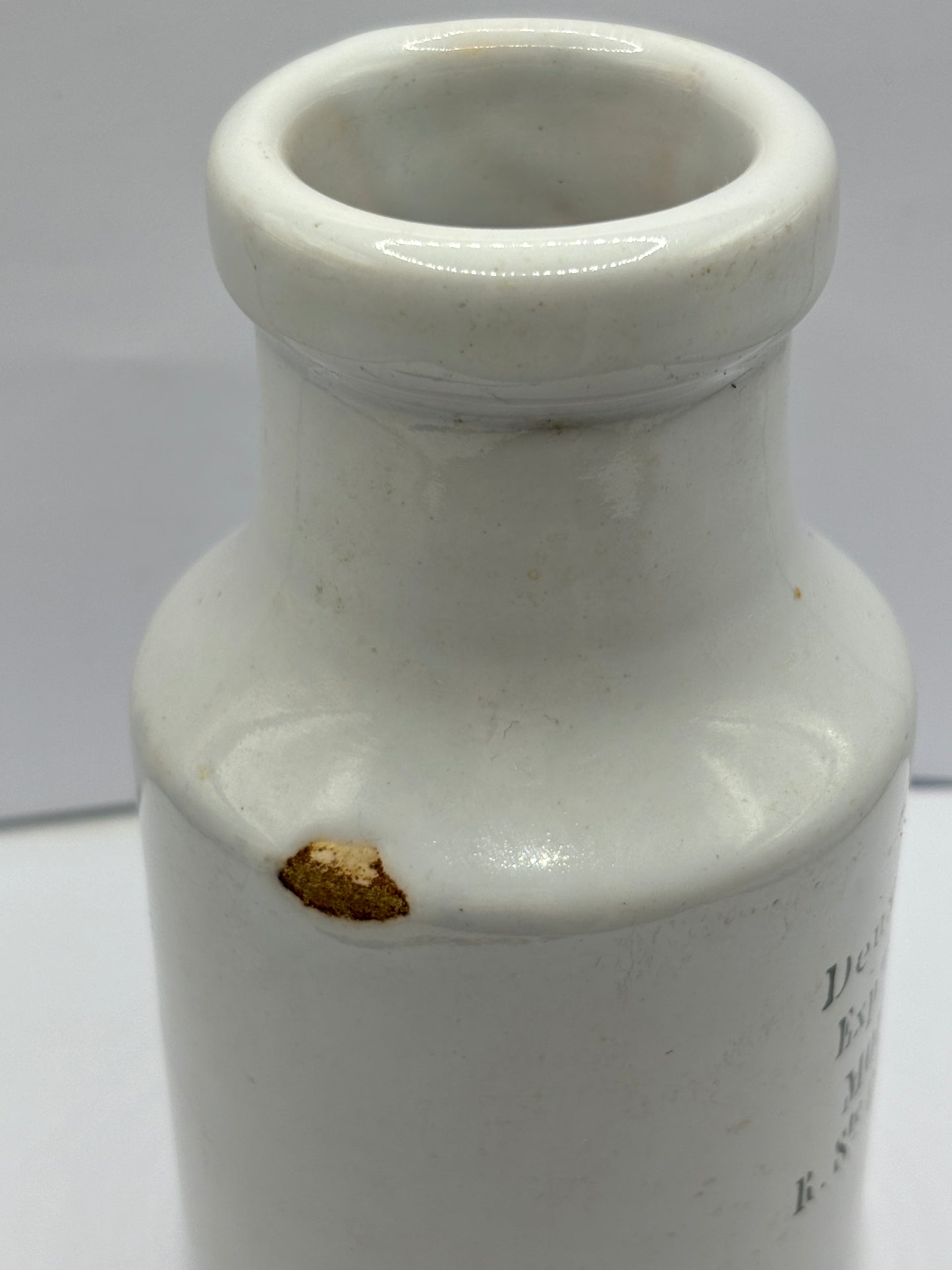 French mustard advertising jar, Moutarde bordin Paris