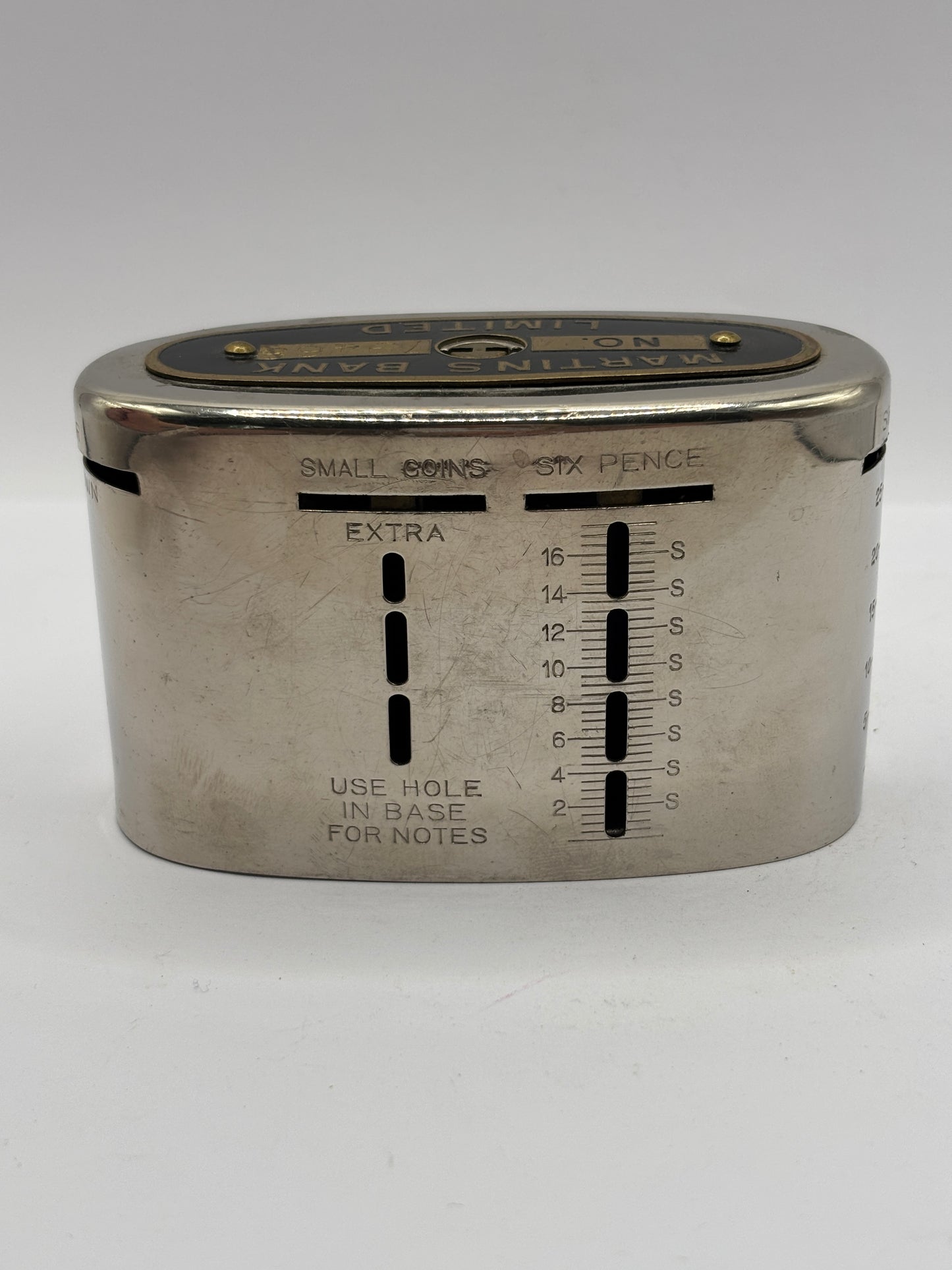 Old advertising money bank, Martins Bank