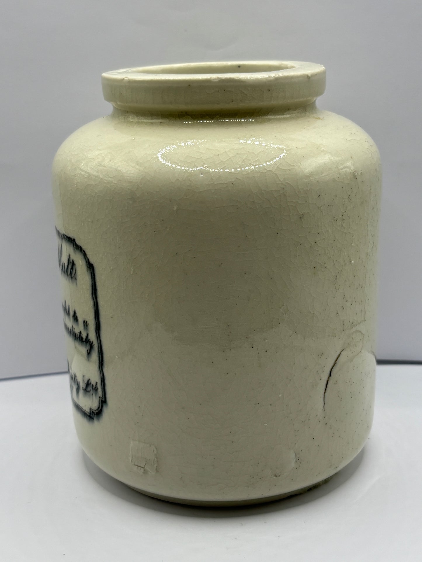 Old extract of malt jar