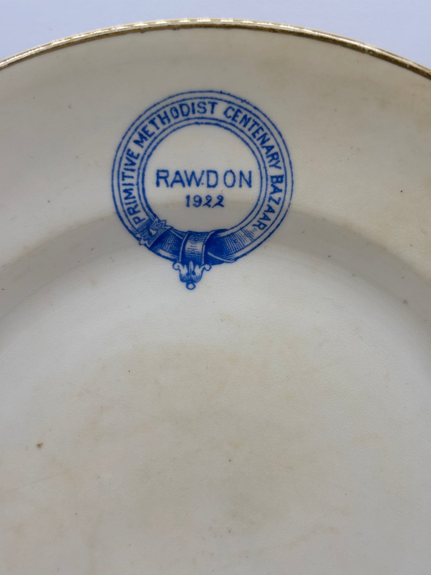 Old Rawdon commemorative plate