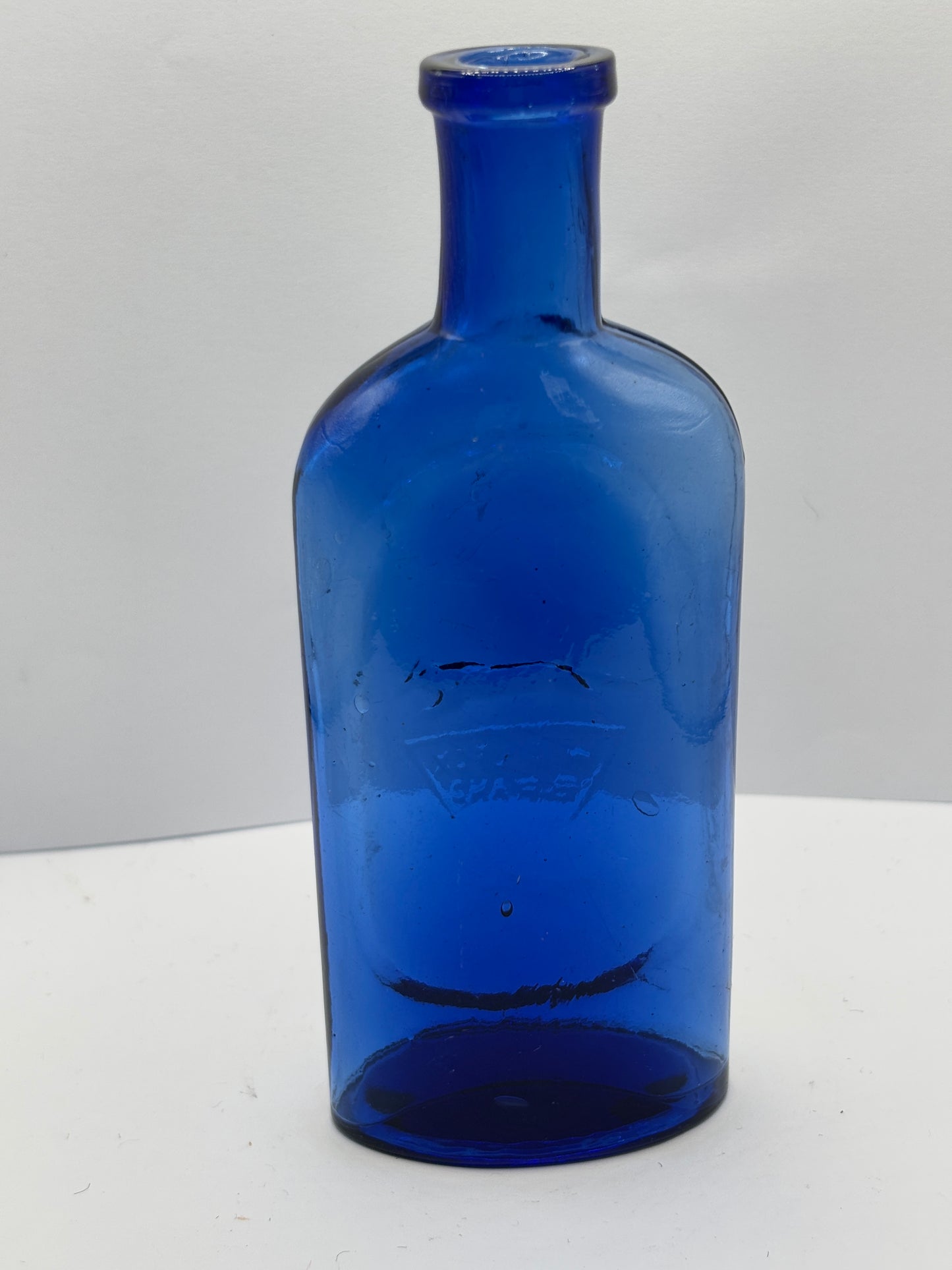 Old blue Walfox brand bottle