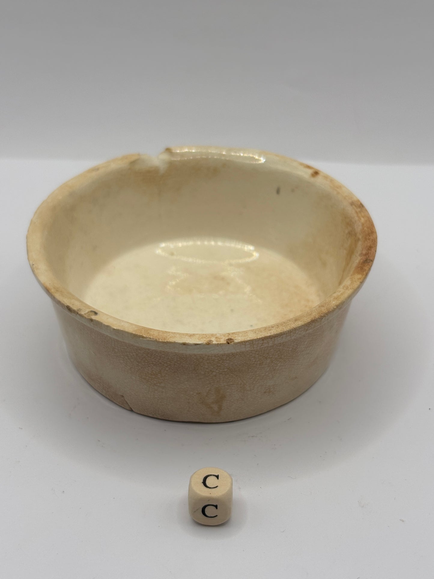 Old advertising paste pot, Youngs Morecambe Potted shrimps (c)