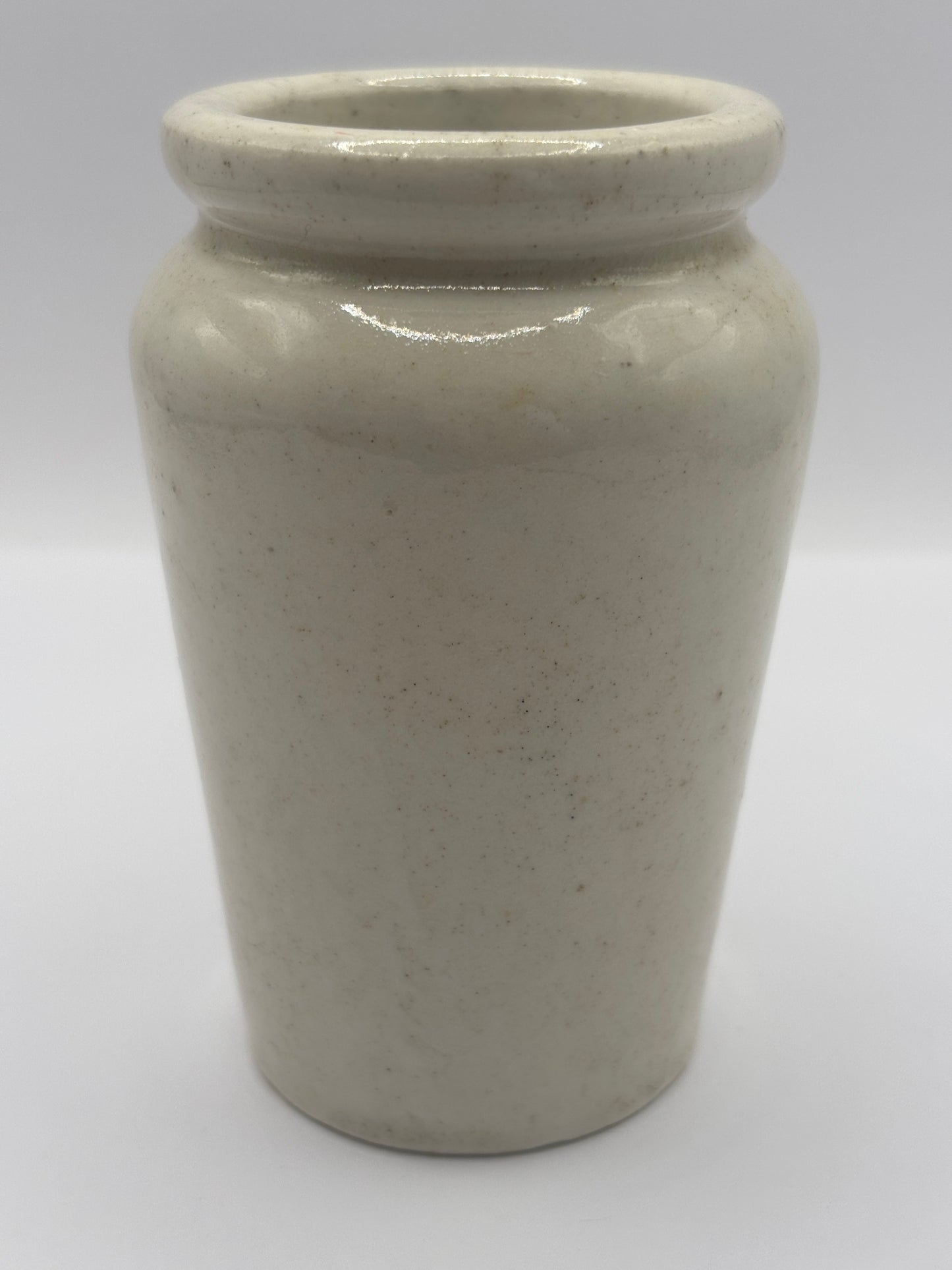Old advertising cream pot, Huntly creamery. Milk maid. Pure rich cream