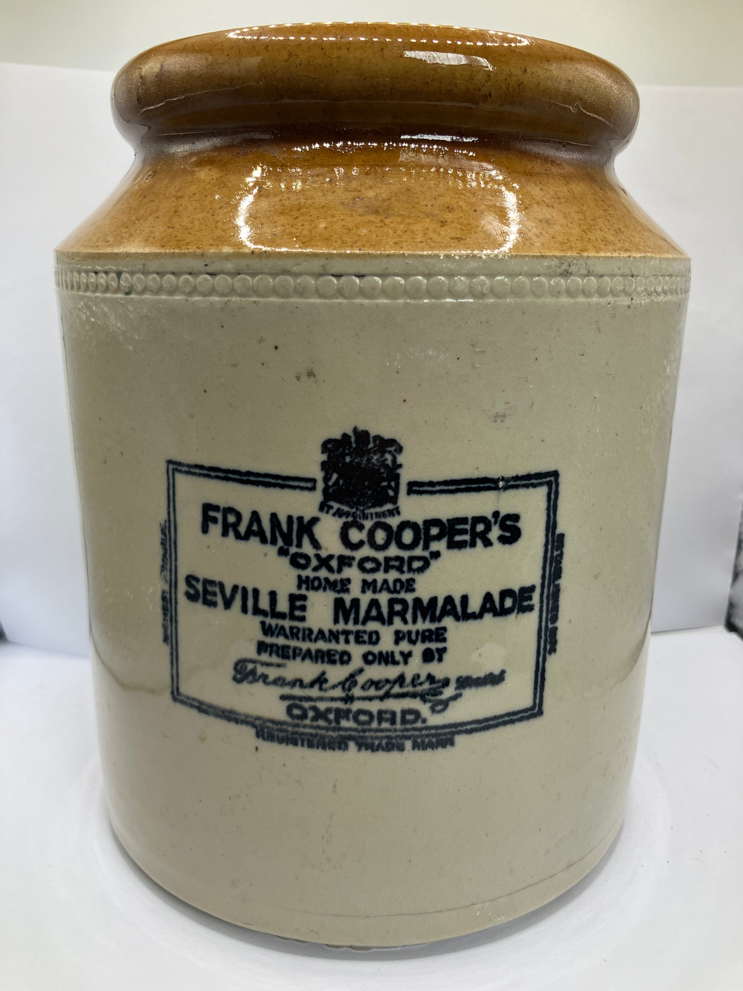 Large Frank coopers marmalade jar