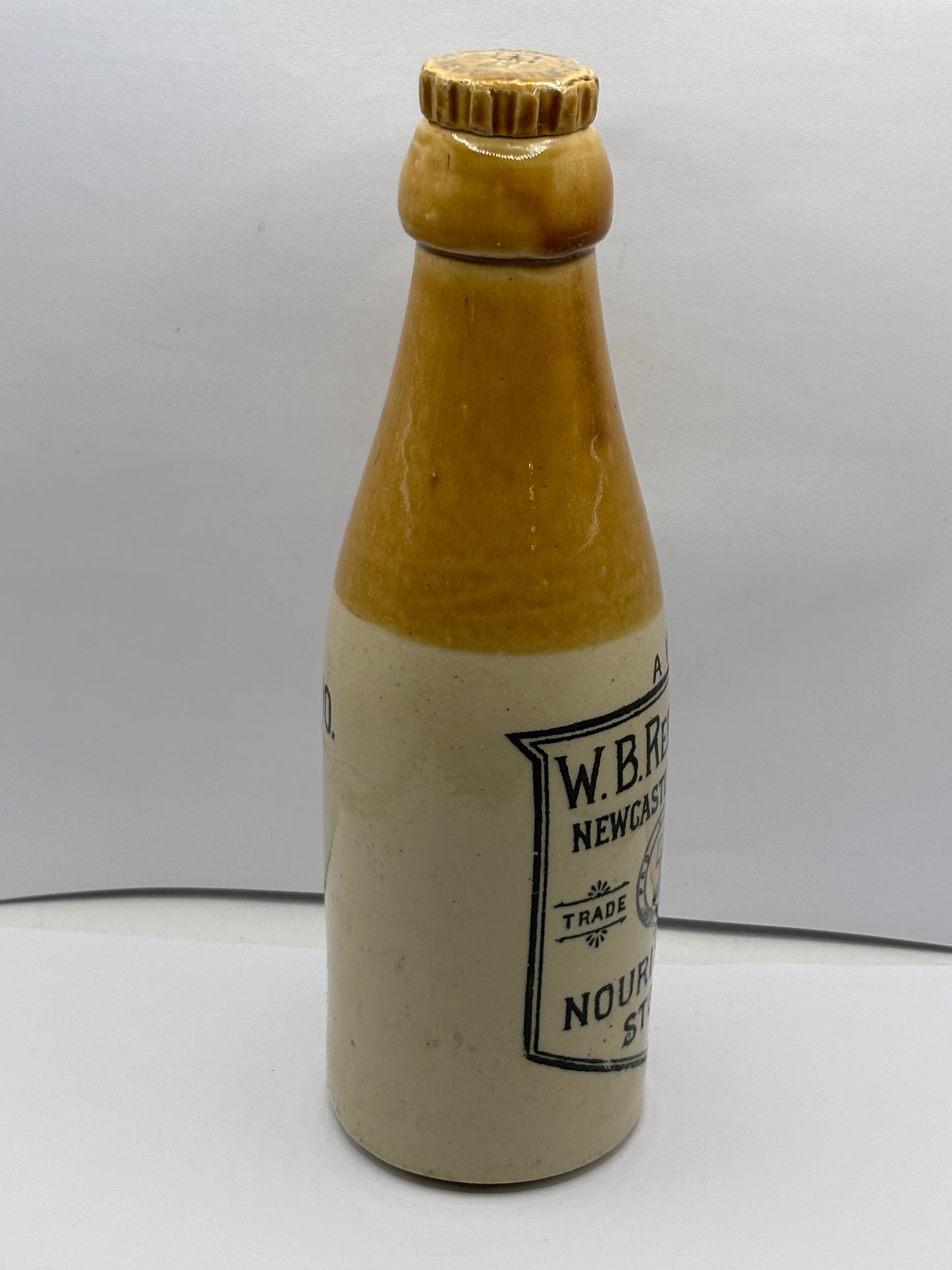 W.B Reid nourishing stout bottle, Newcastle on Tyne