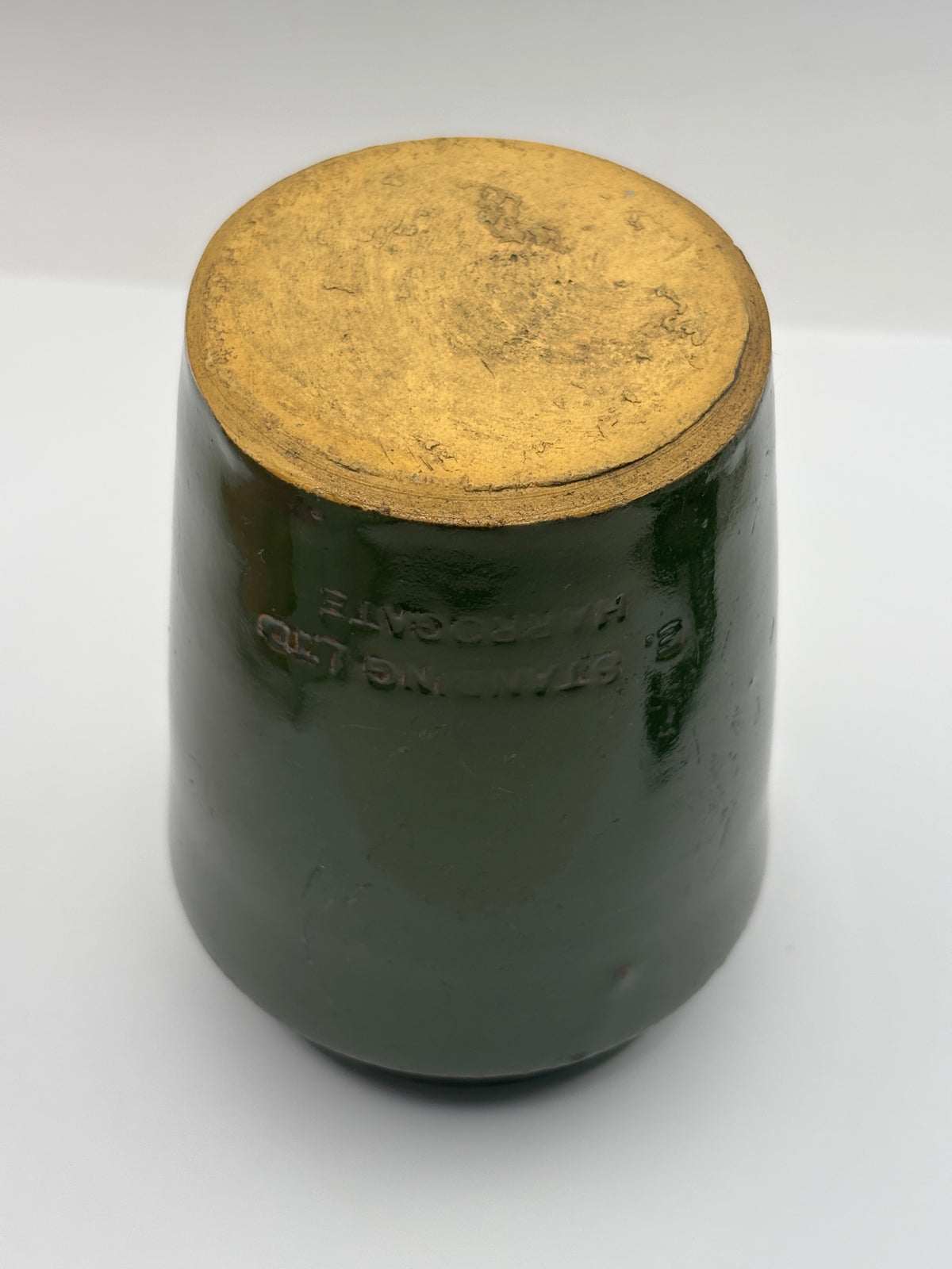 Old Harrogate advertising cream pot 11.5cms
