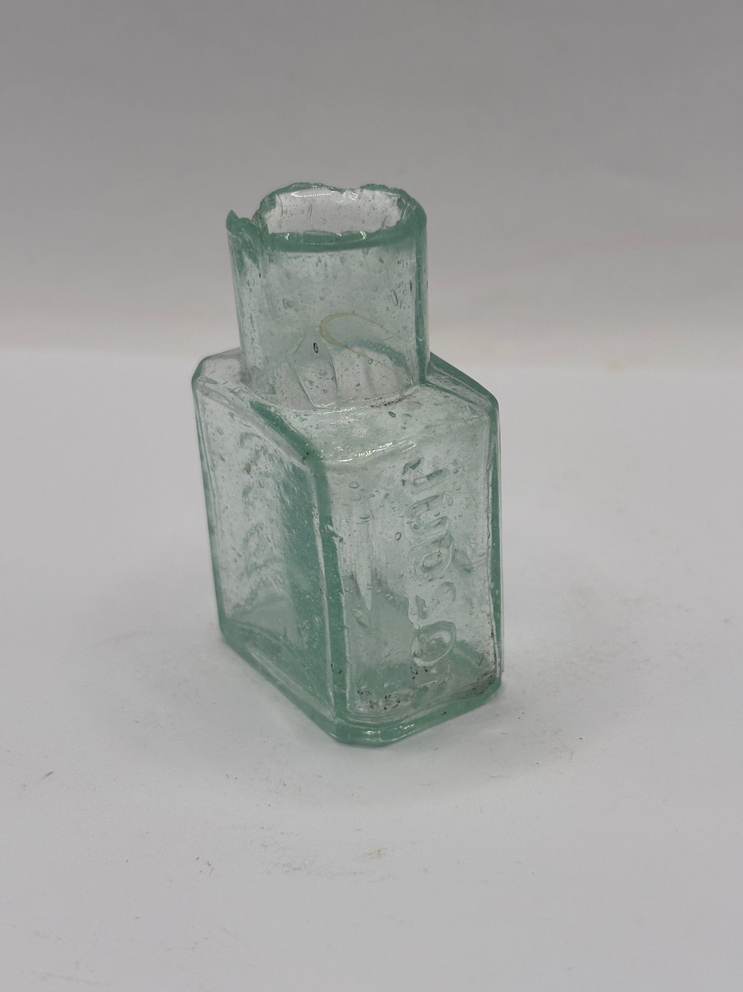 Old advertising inkwell,ink bottle. Judson London