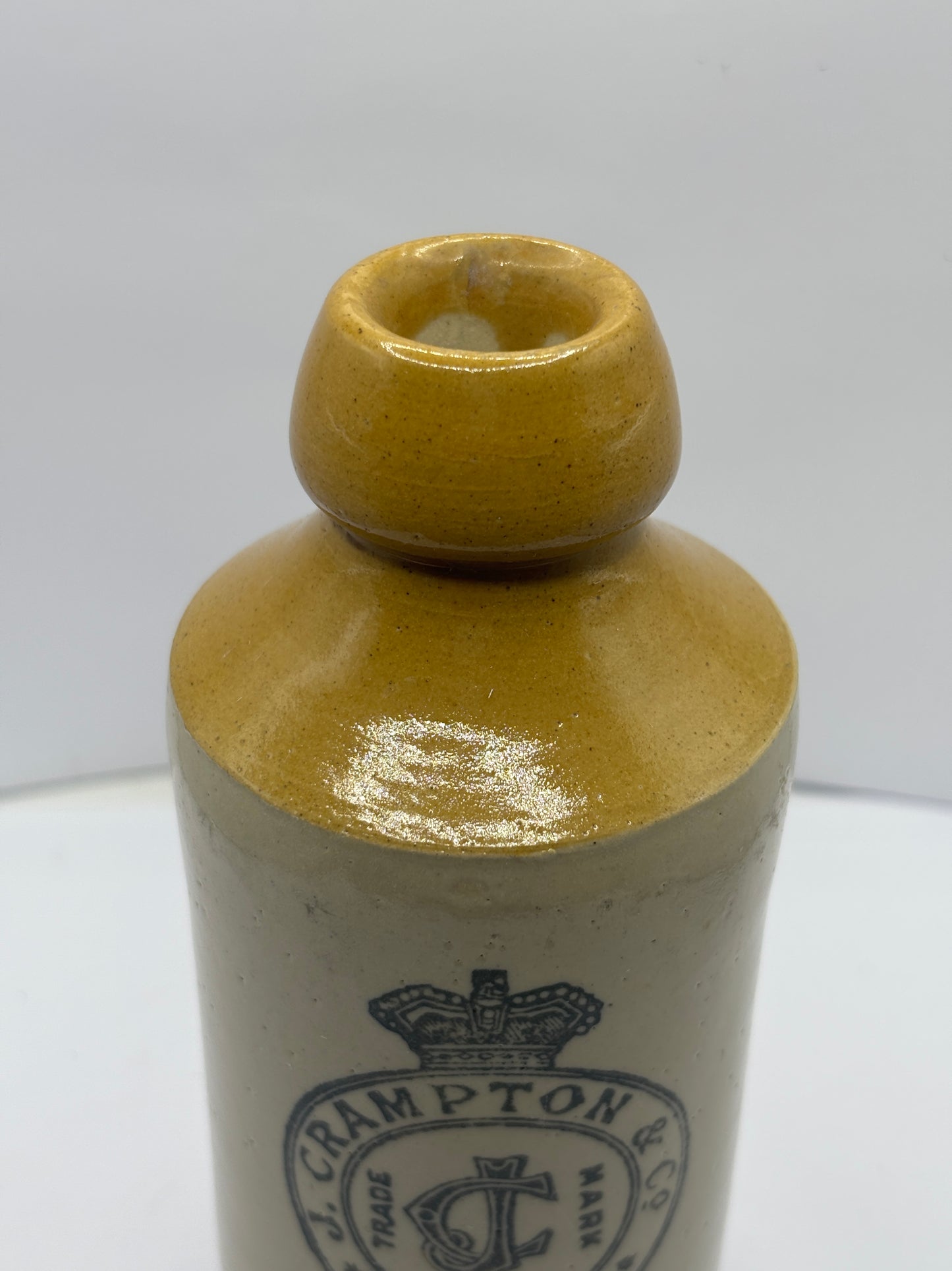 Old Crampton ginger beer bottle