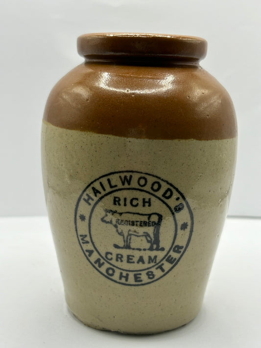 Large Hailwoods Manchester cream pot