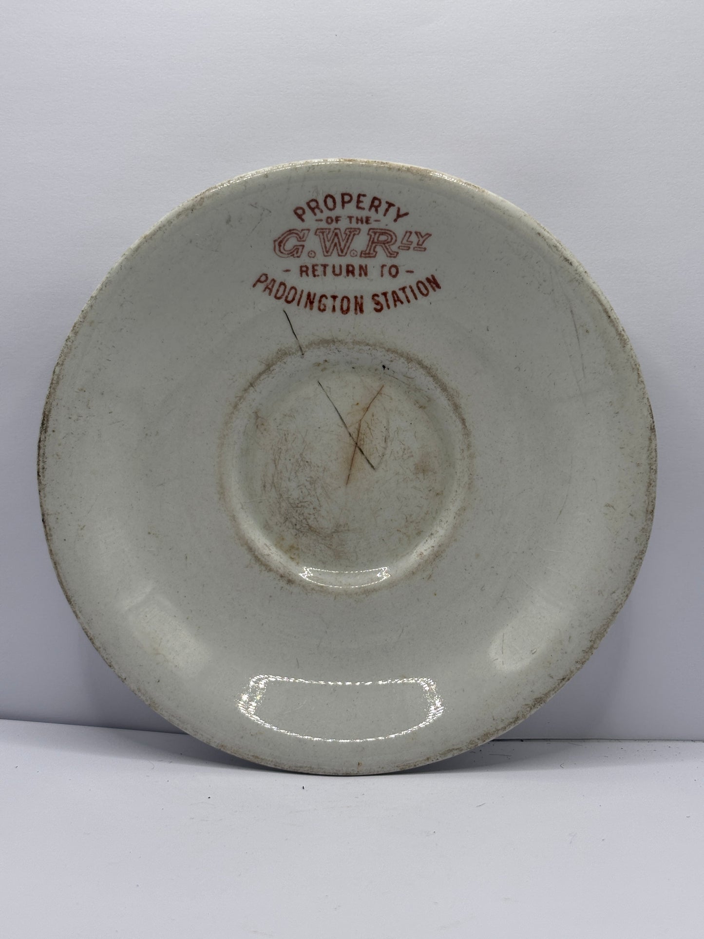 Old GWR Paddington station plate, Great western railway