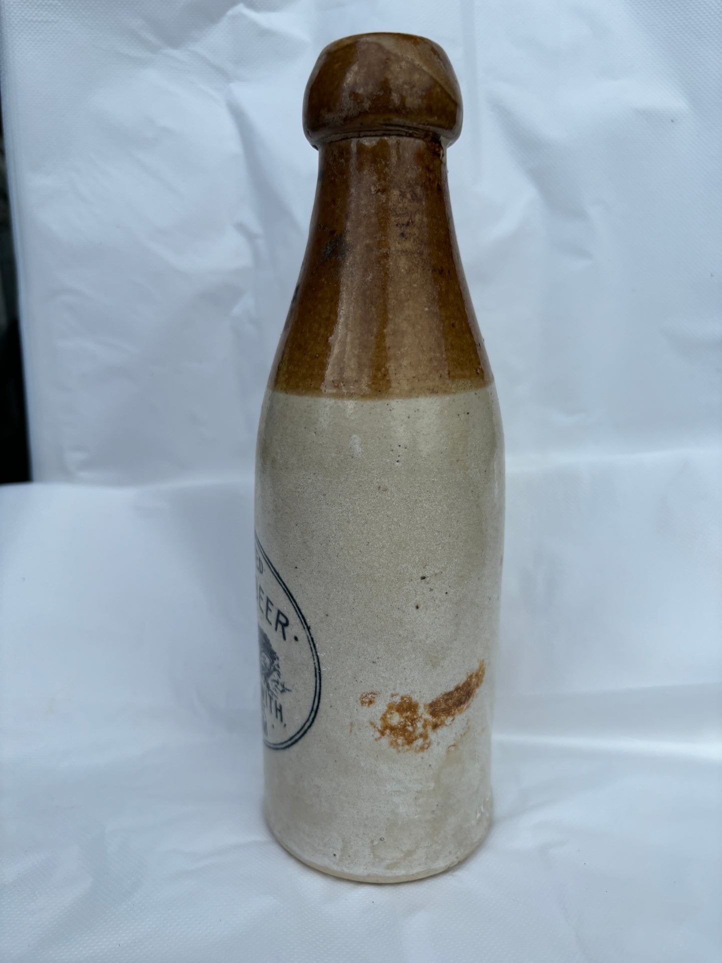 Durham ginger beer bottle, Fermented ginger beer