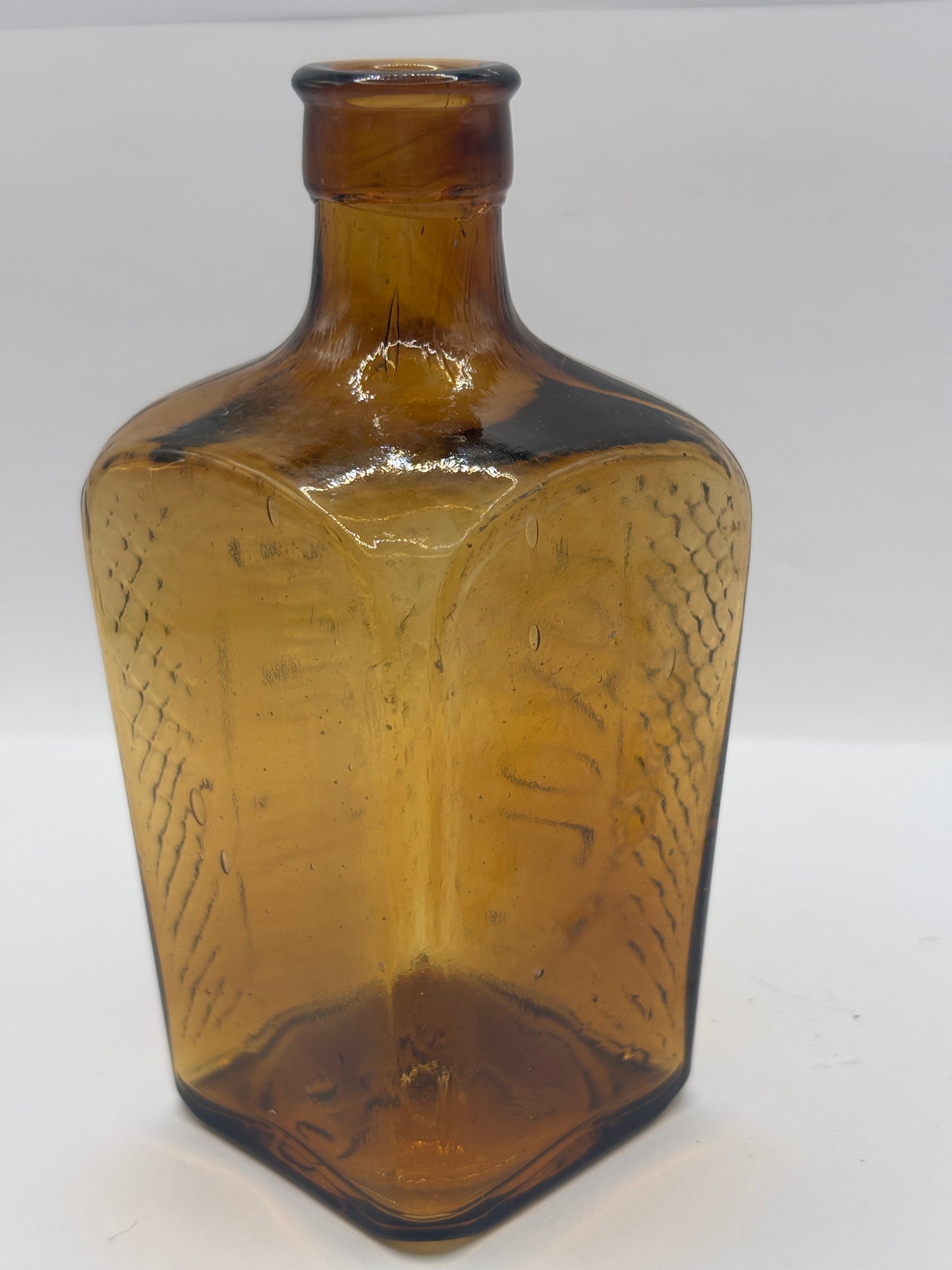 Old amber glass TOXOL bottle, Boots the chemists.