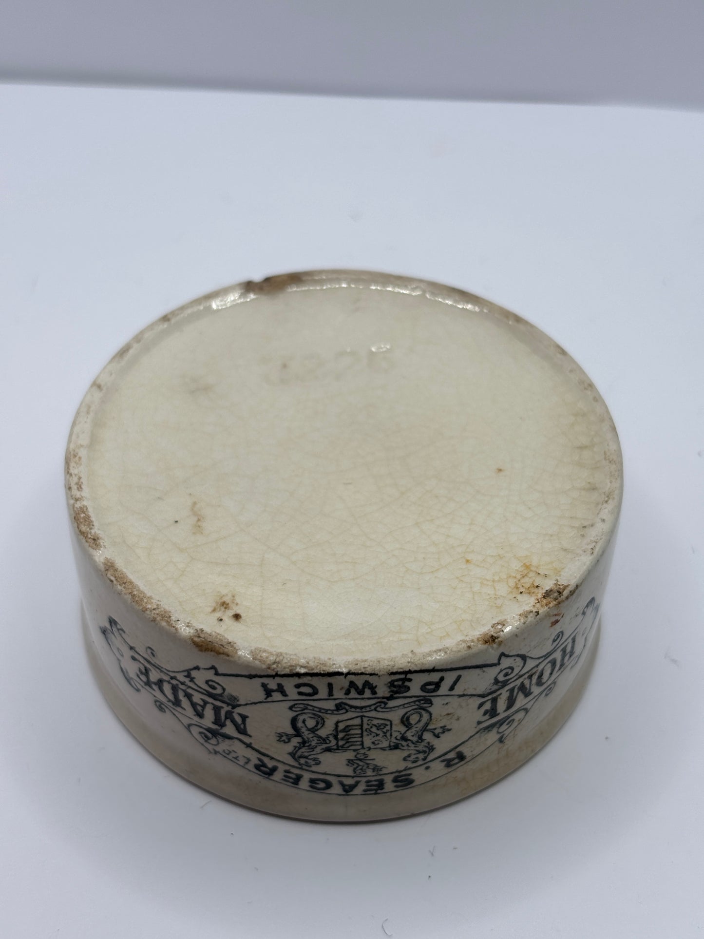 Old seagers potted meat, meat paste pot