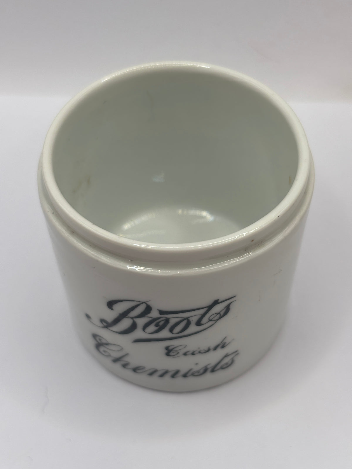 Old large Boots cash chemists advertising jar