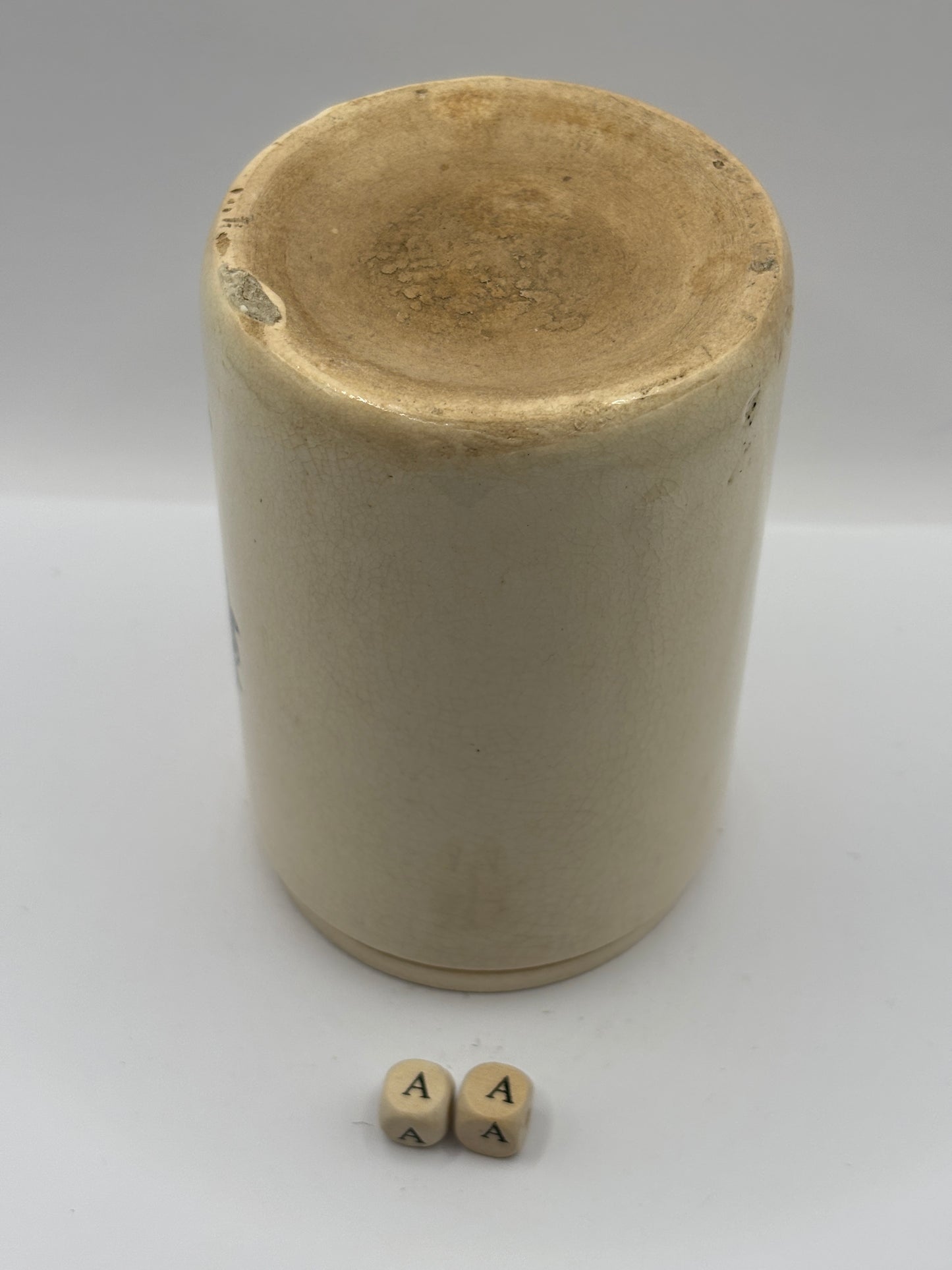 Old 1lb James Keiller Dundee marmalade jar (AA)