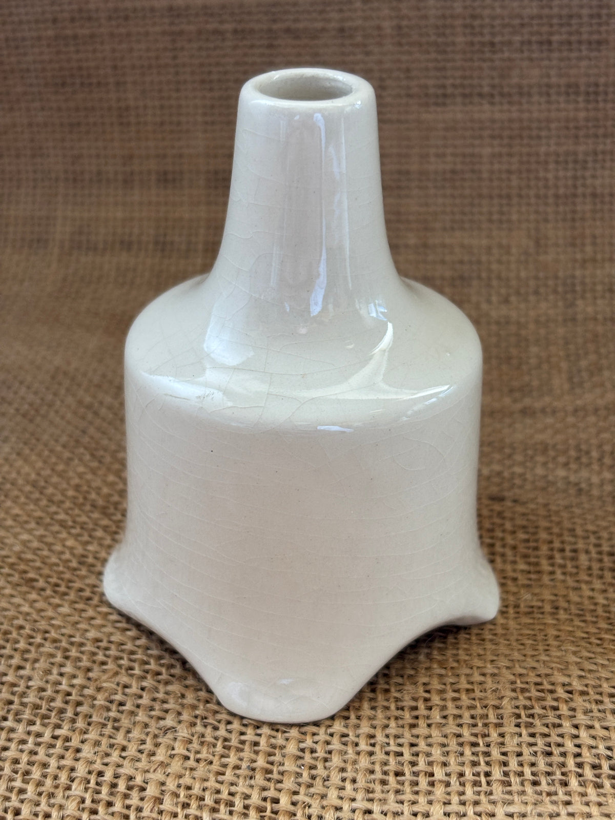 Old stoneware pie funnel (a)
