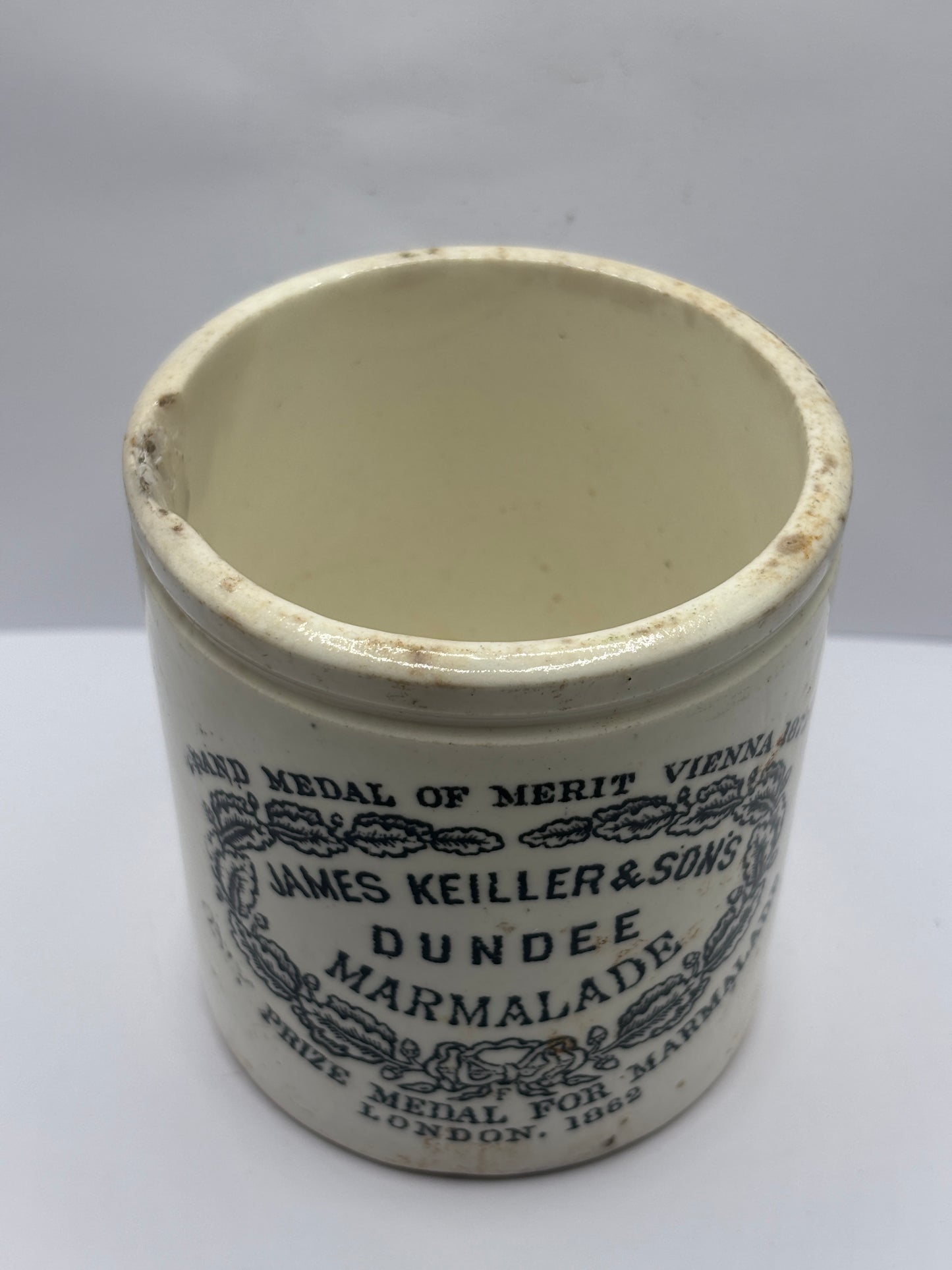 Old 1lb James Keiller dundee marmalade jar