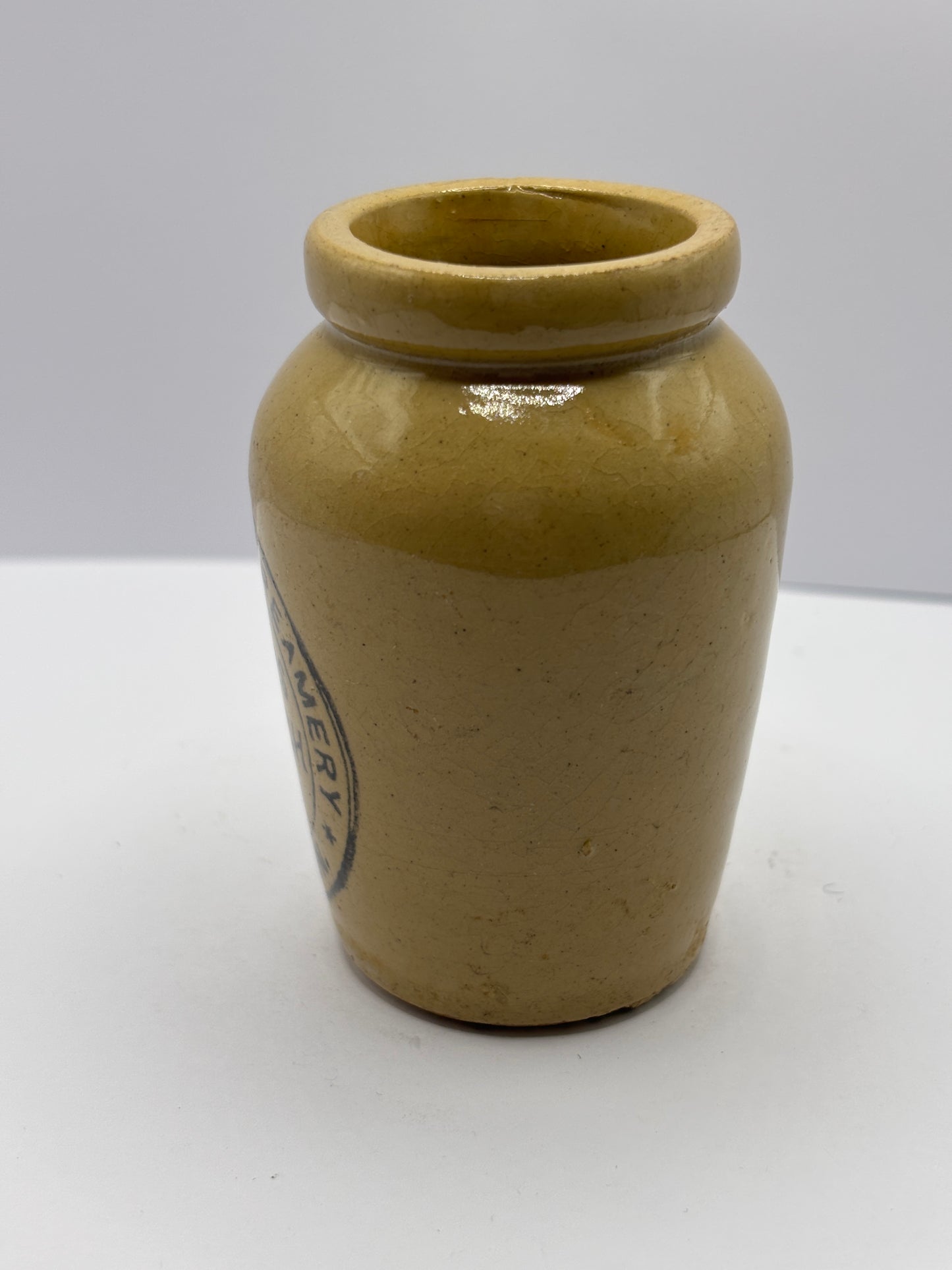 Old Manchester cream pot, Hailwoods pure rich cream