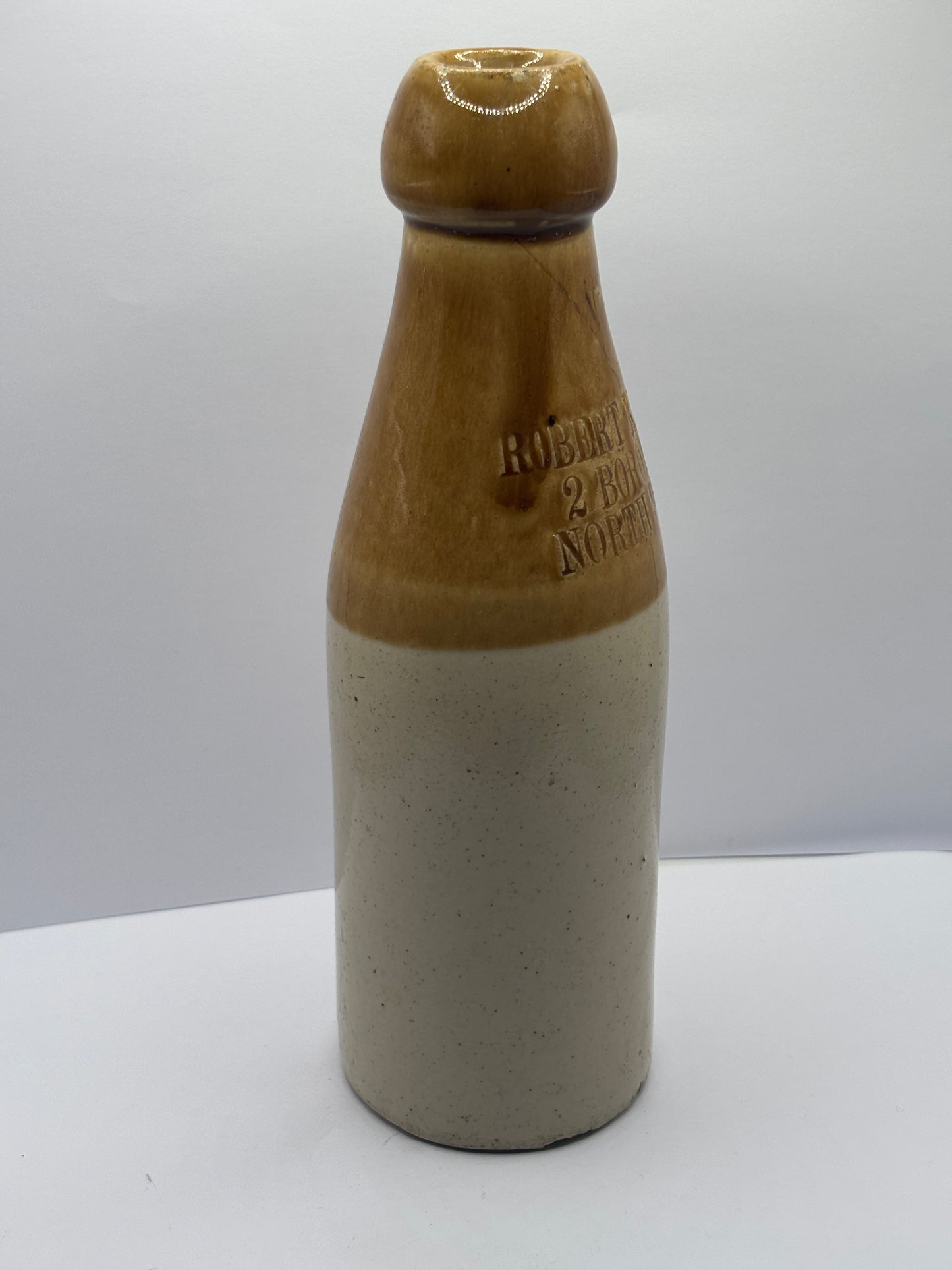 Old North sheilds stout bottle, Robert Russell