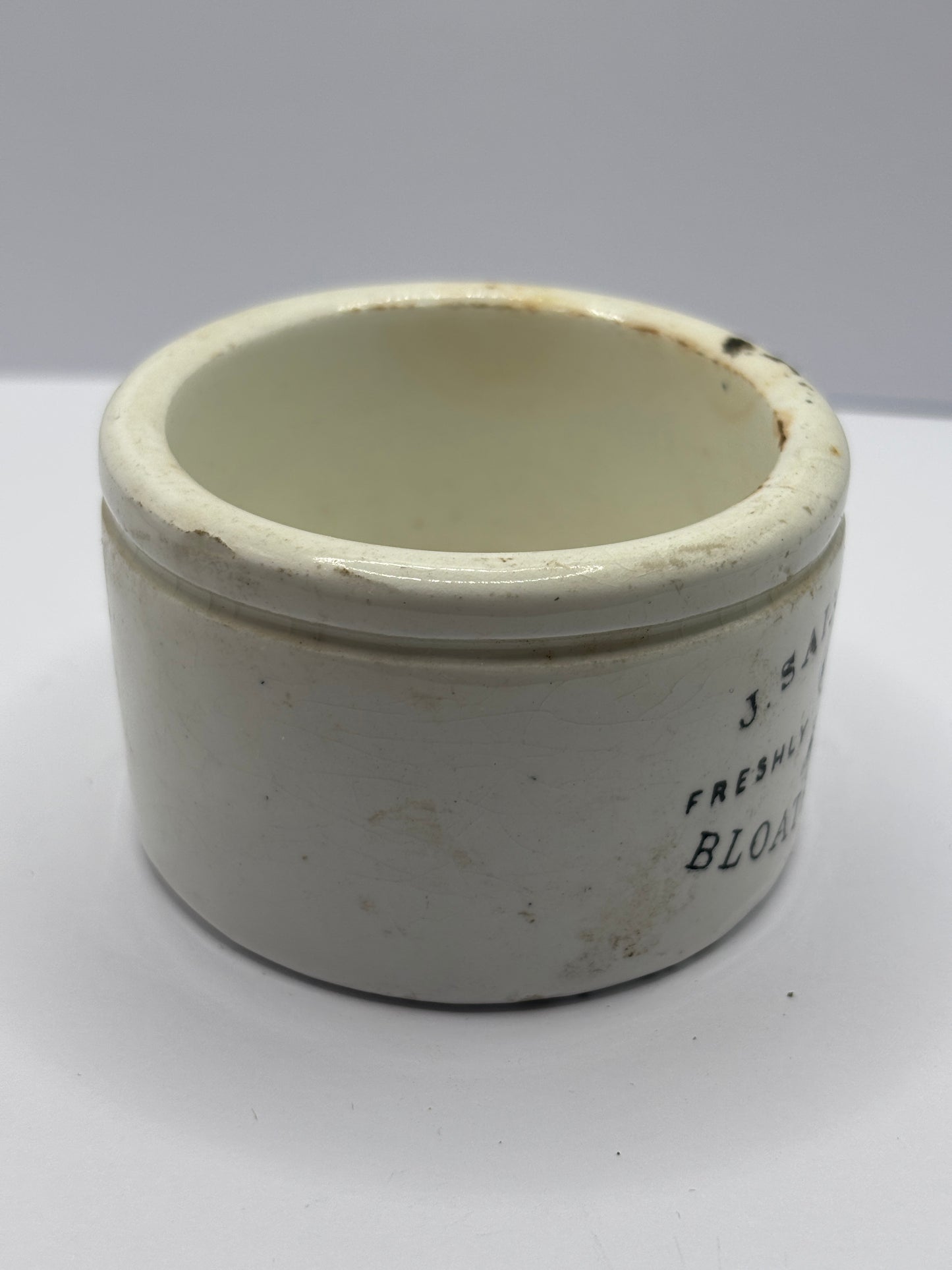 Old sainsburys advertising bloater paste pot