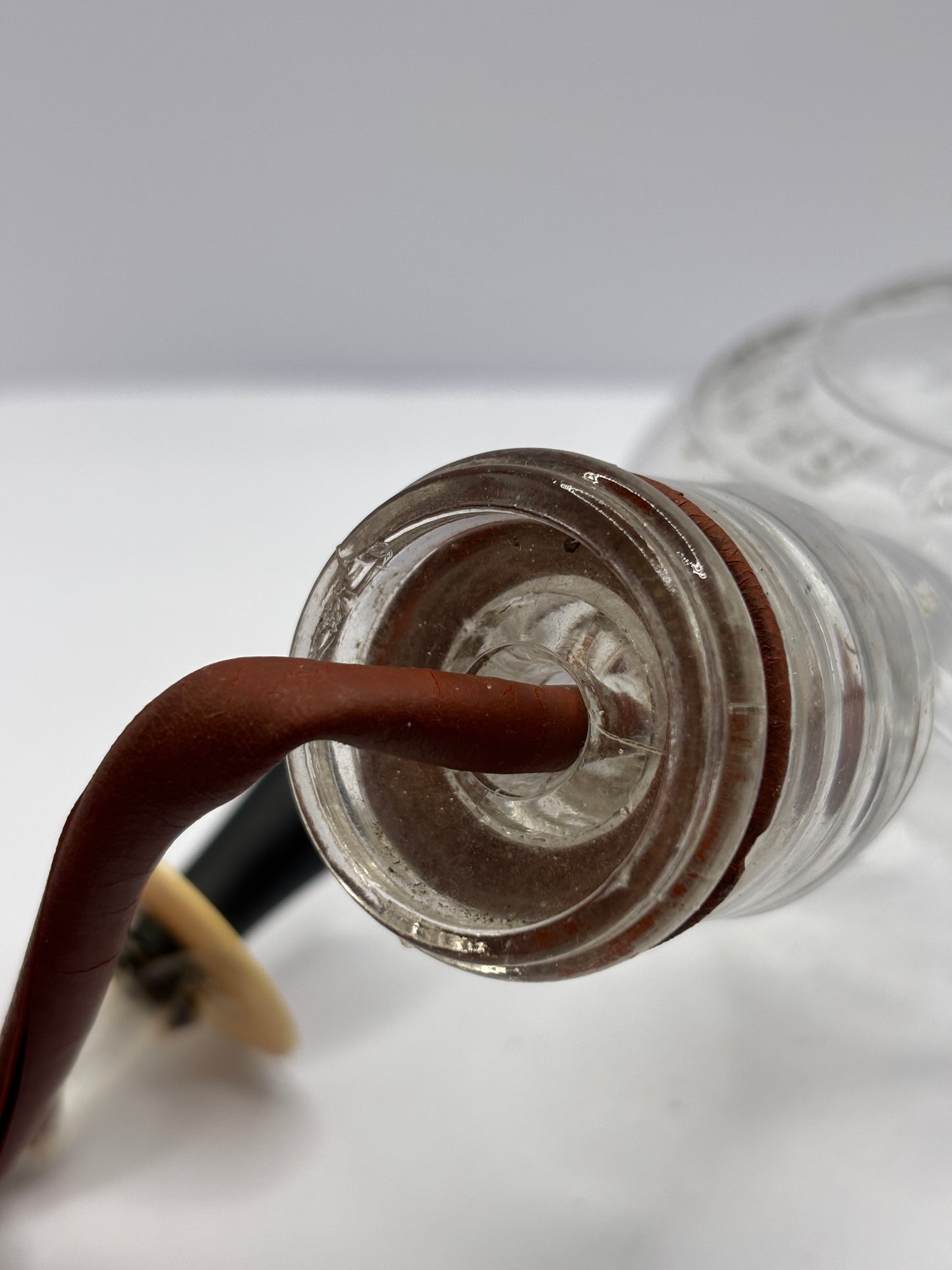 Old Sudbury baby feeder with original pipe. James H Brown the chemists’ stores