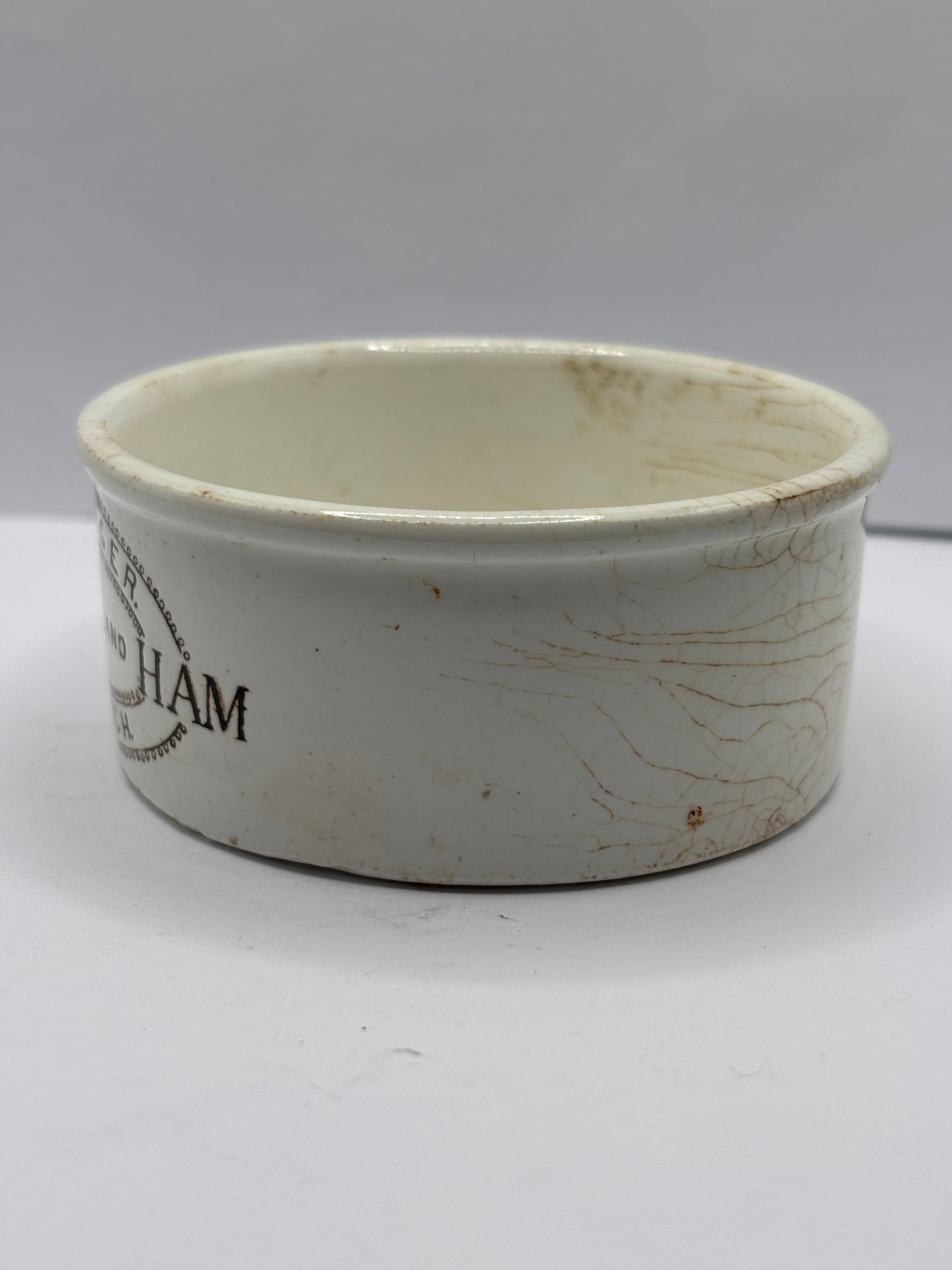 Old seagers Chicken & ham meat paste pot