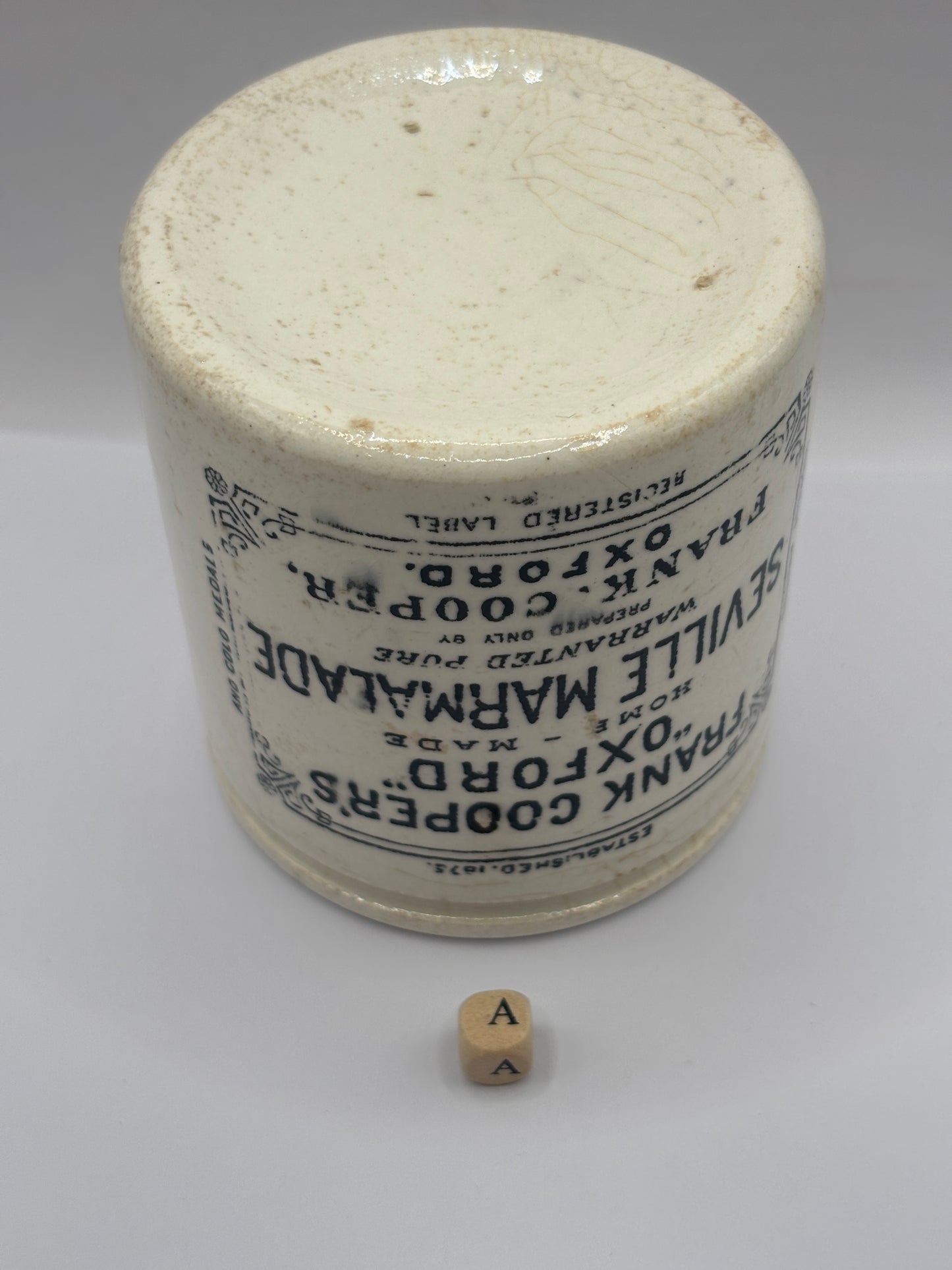 Old 1lb Frank Cooper marmalade Jar (a)