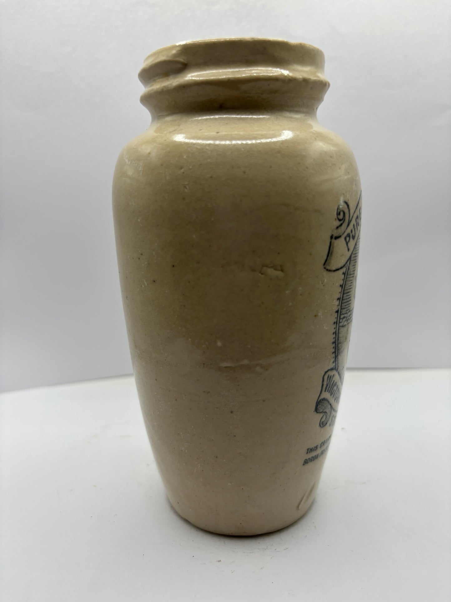 Extra large Stranraer rich preserved cream pot, milk maid