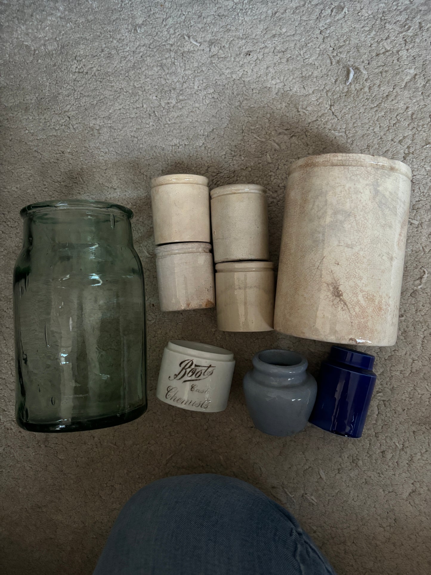 RESERVED: 9 x jars & pots