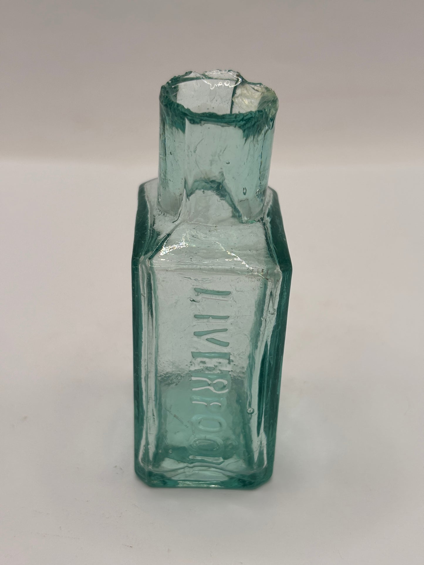 Old advertising inkwell,ink bottle. Devane & Co Liverpool
