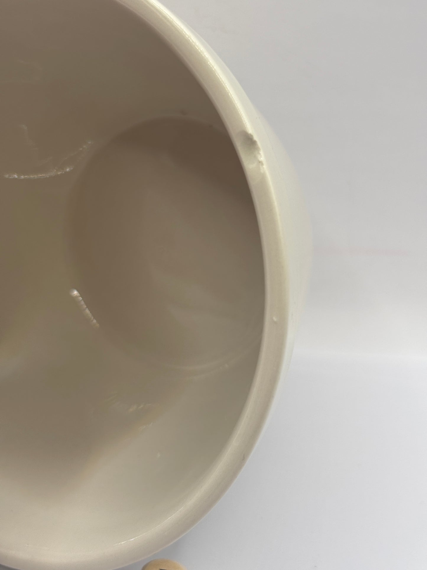 vintage ironstone pudding bowl (H)
