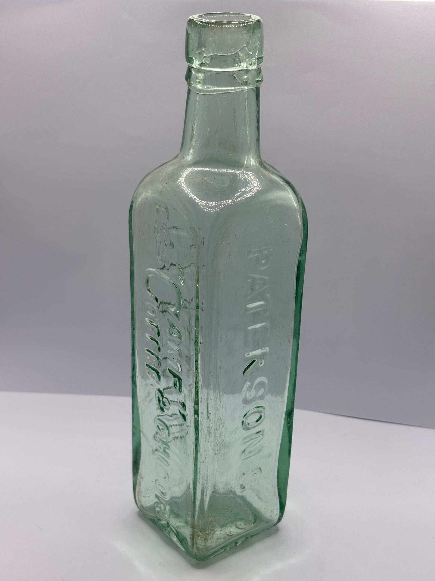 Old camp coffee advertising bottle