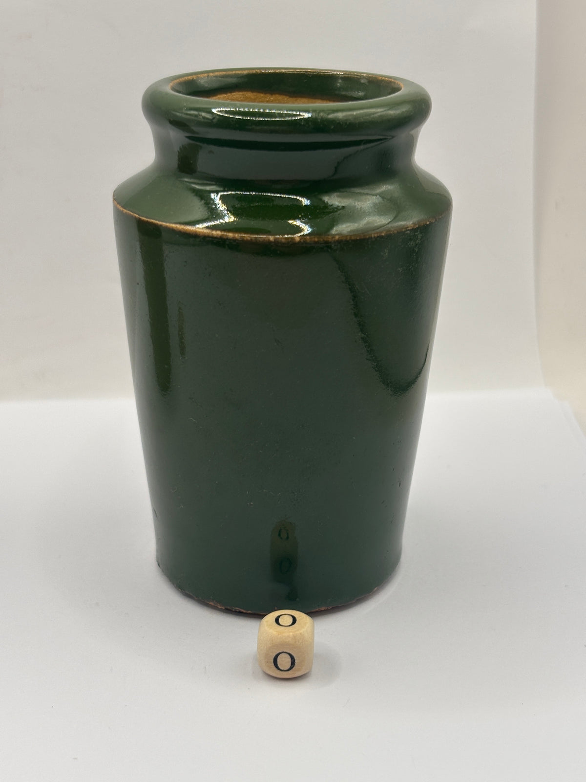 Old advertising cream pot, L.Standring Harrogate
