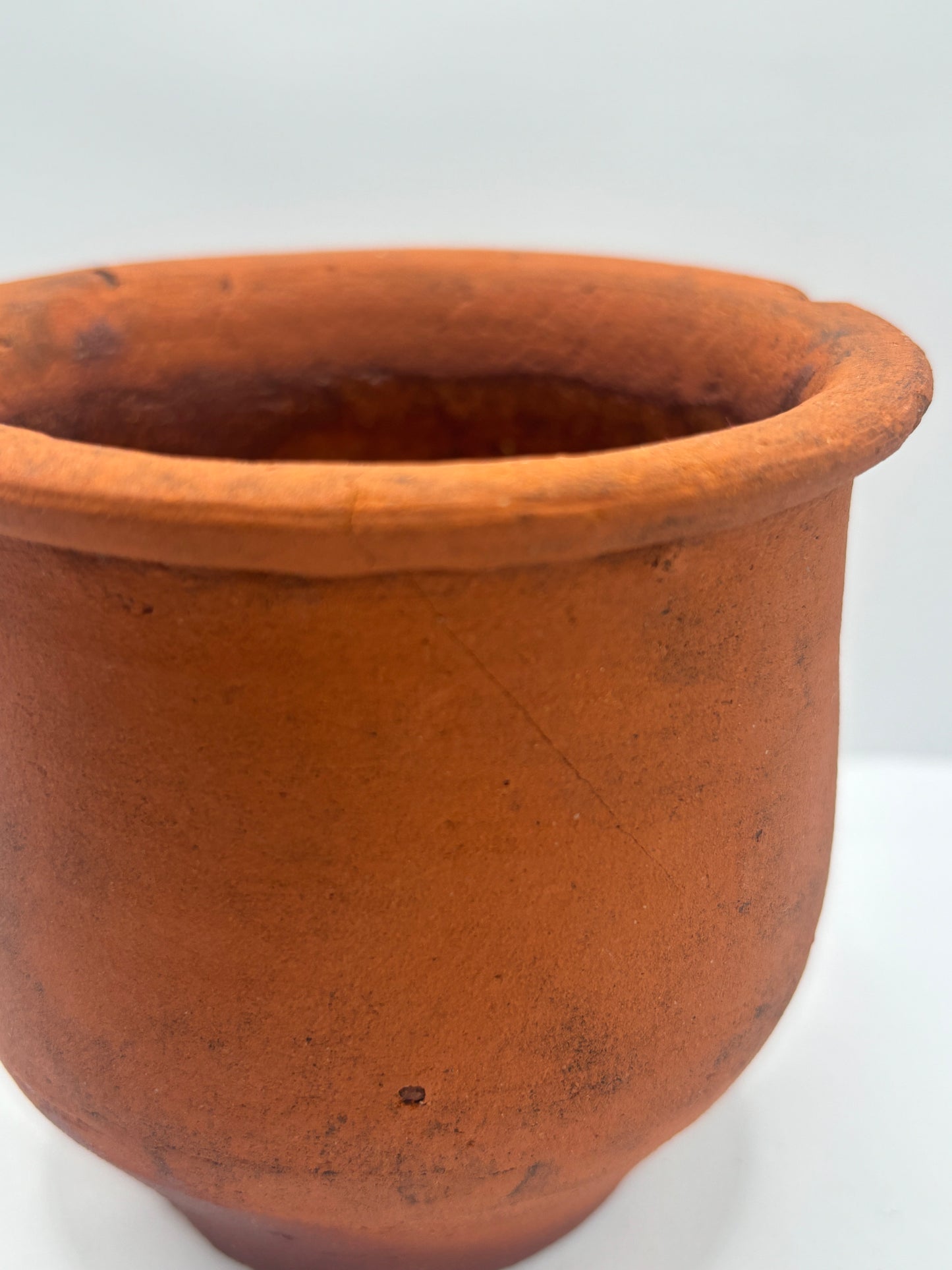 old terracotta plant pot