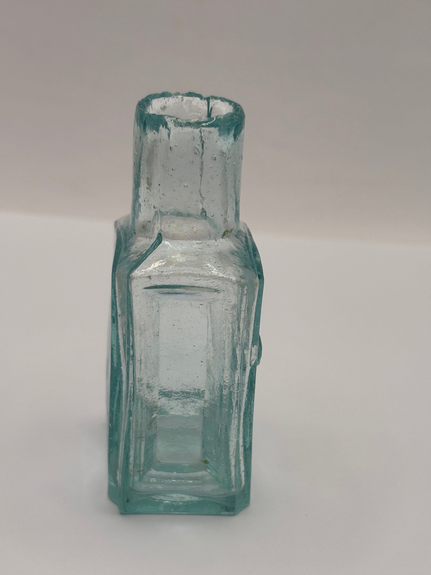 Old advertising inkwell,ink bottle, Lion brand