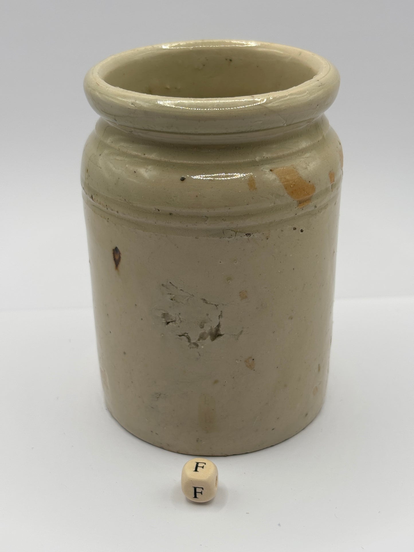 Old 1lb rolled top marmalade jar (F)