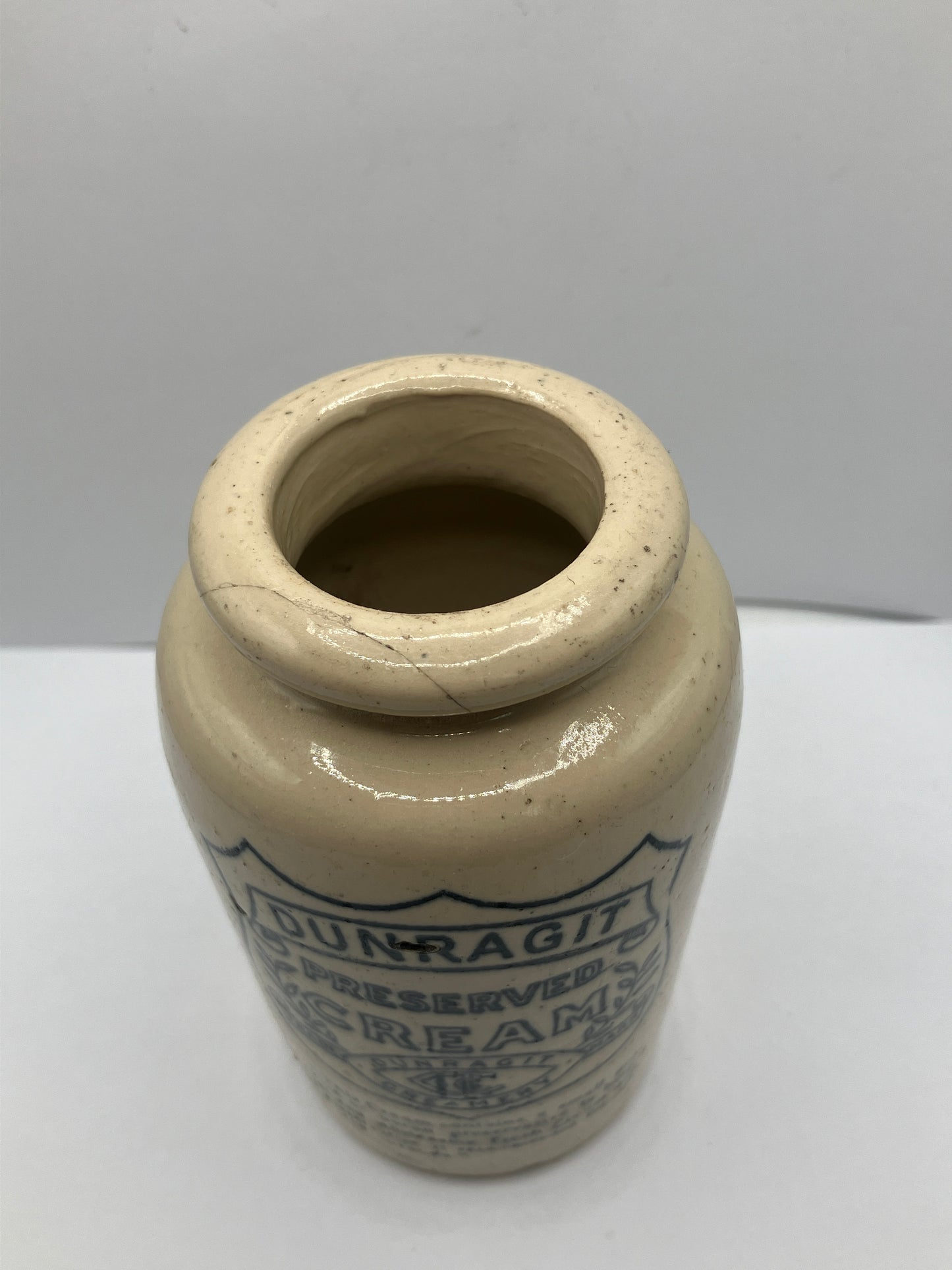 Dunragit stoneware cream pot