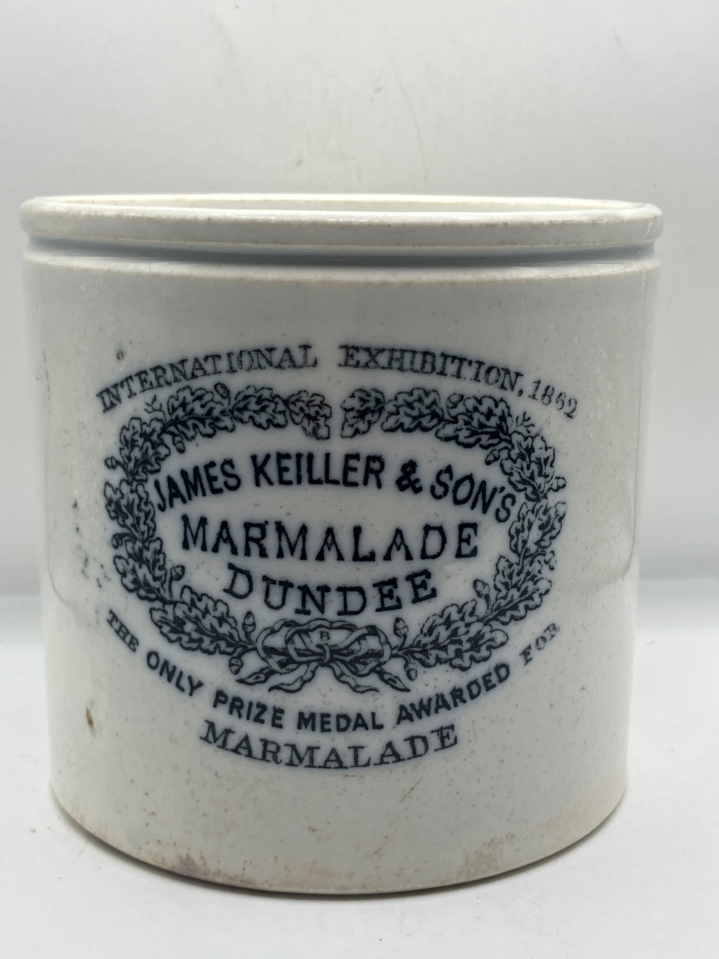 Rare Early 2lb James Keiller Dundee marmalade jar