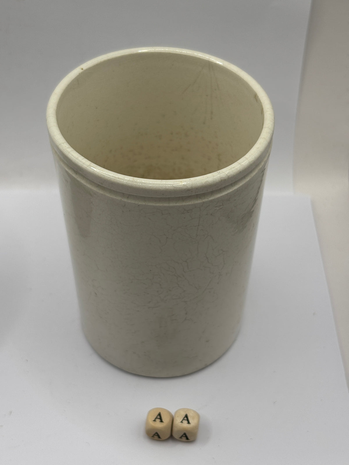 Old plain smooth mailing stoneware marmalade jar (aa)
