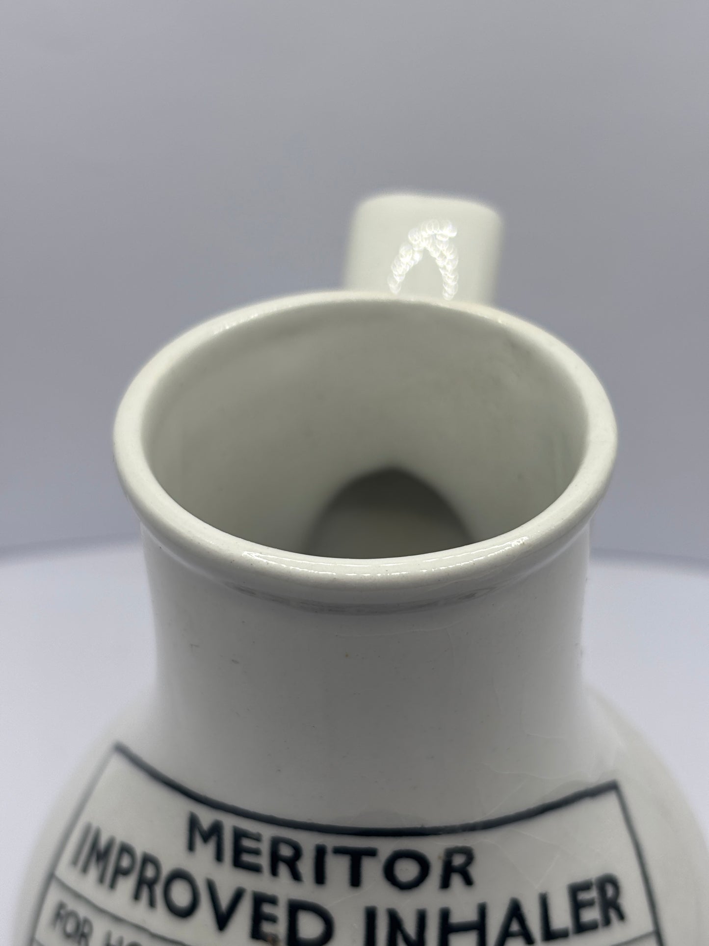 Old advertising inhaler, Mentor improved inhaler