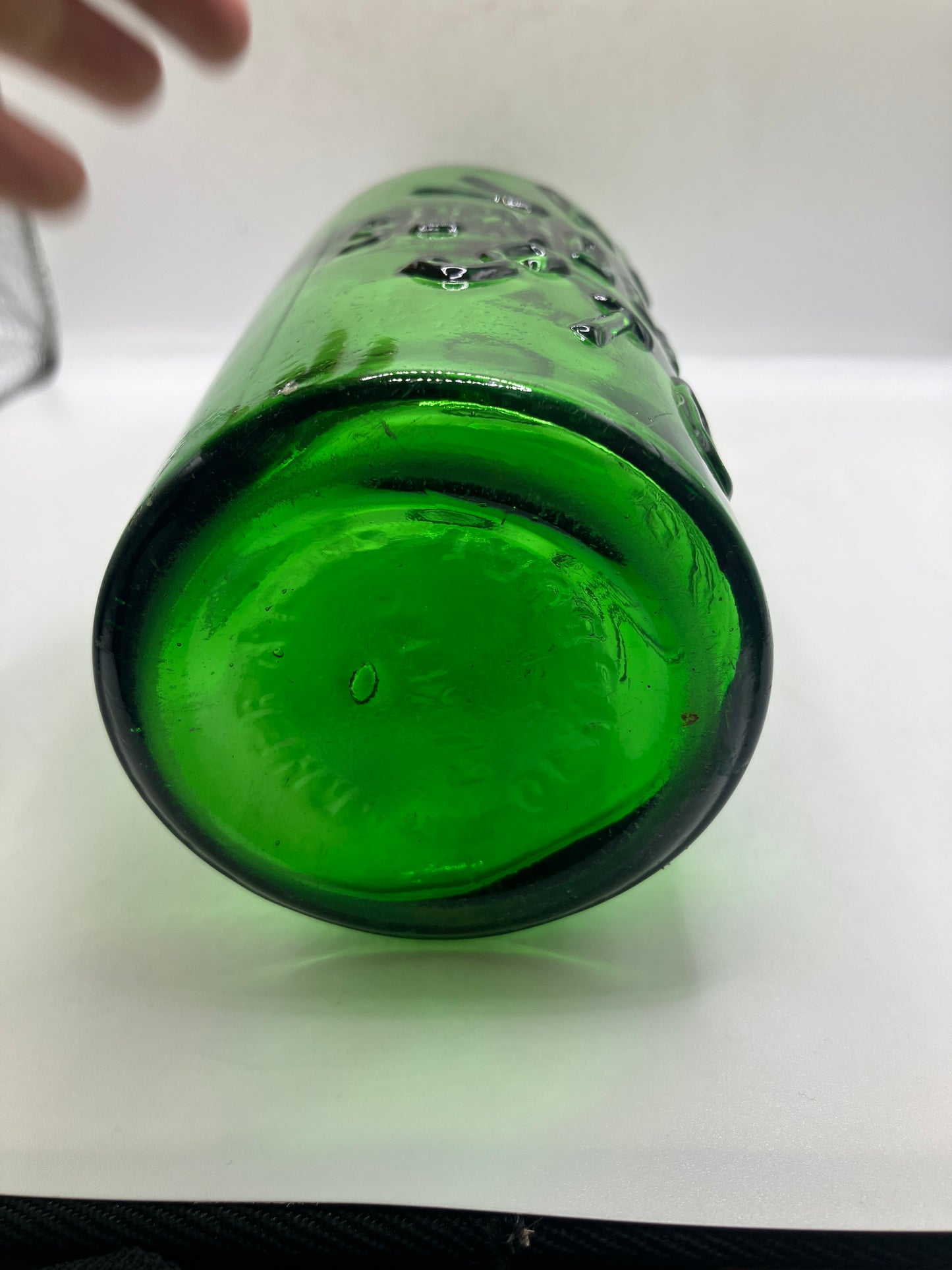 Vaux’s green glass beer bottle