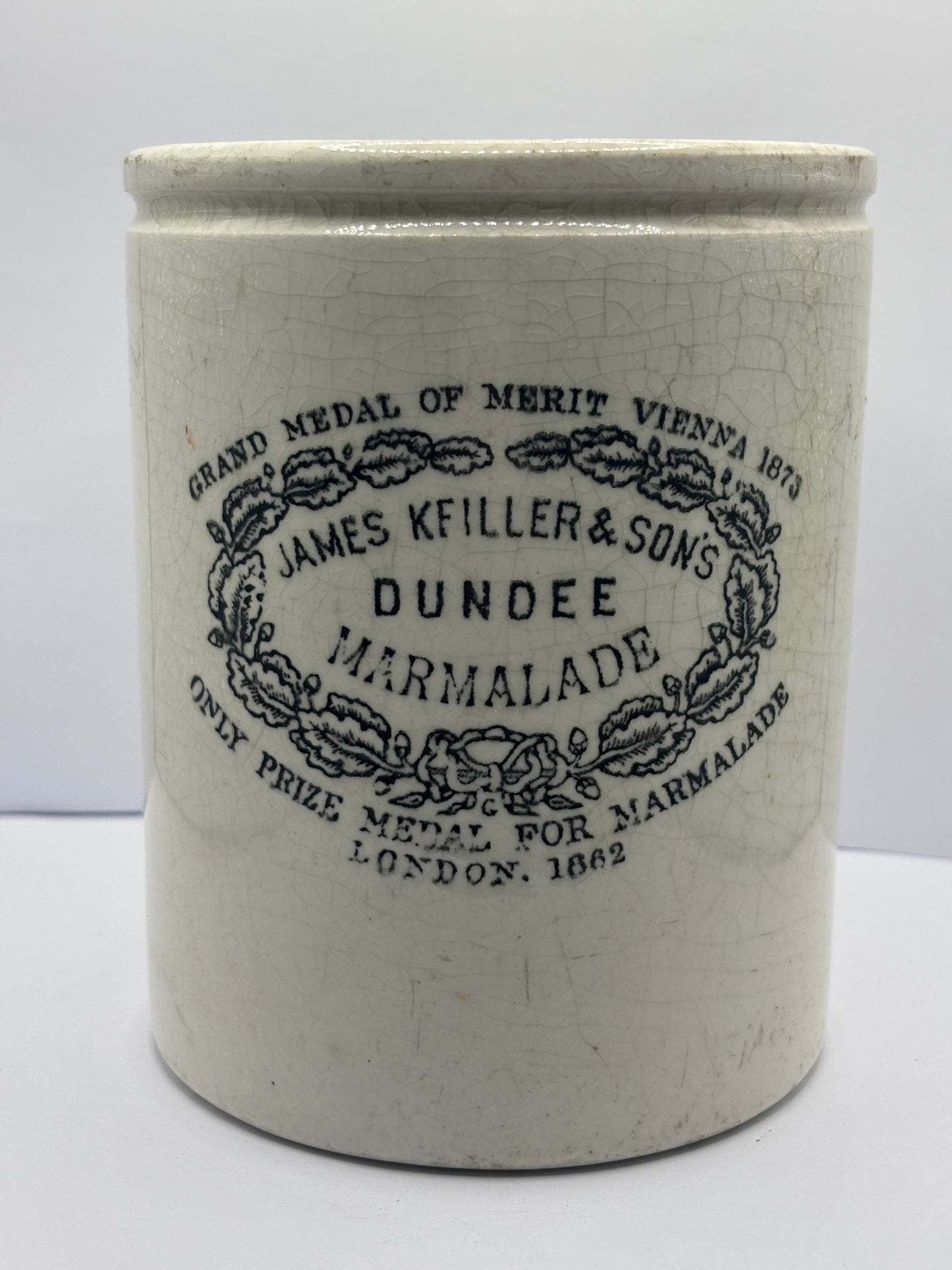 Rare 3lb James Keiller Dundee marmalade jar